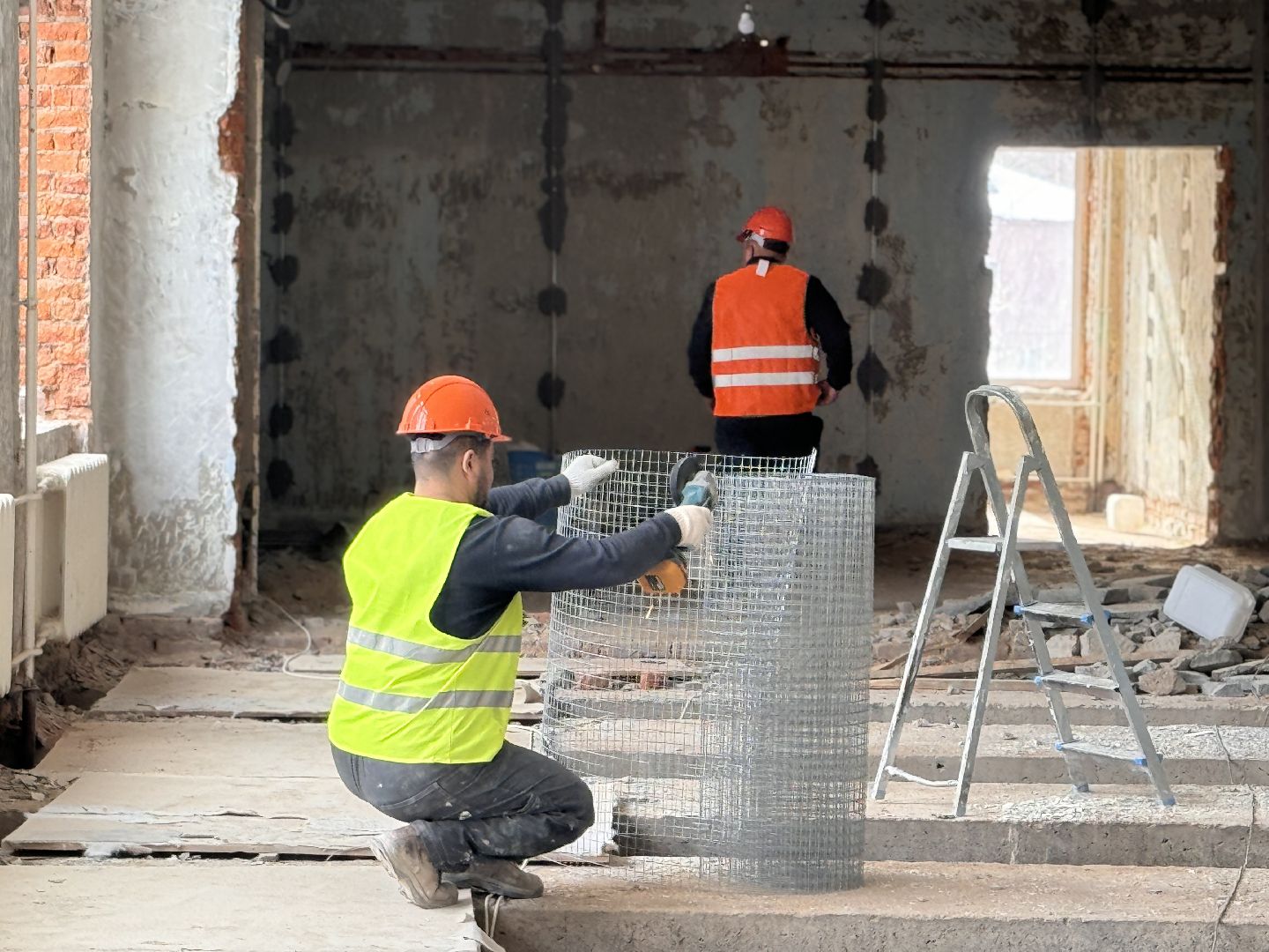 шаховская, строителтство, школа, ремонт,