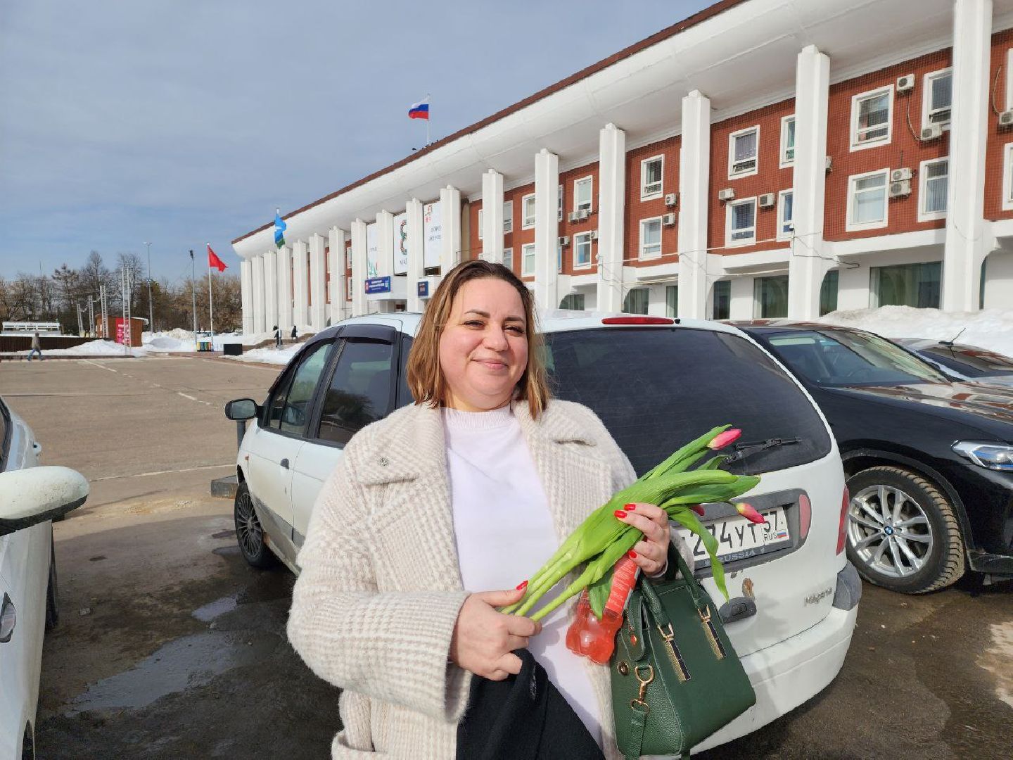чехов, транспорт, 8 марта, гибдд, женщины, поздравление,