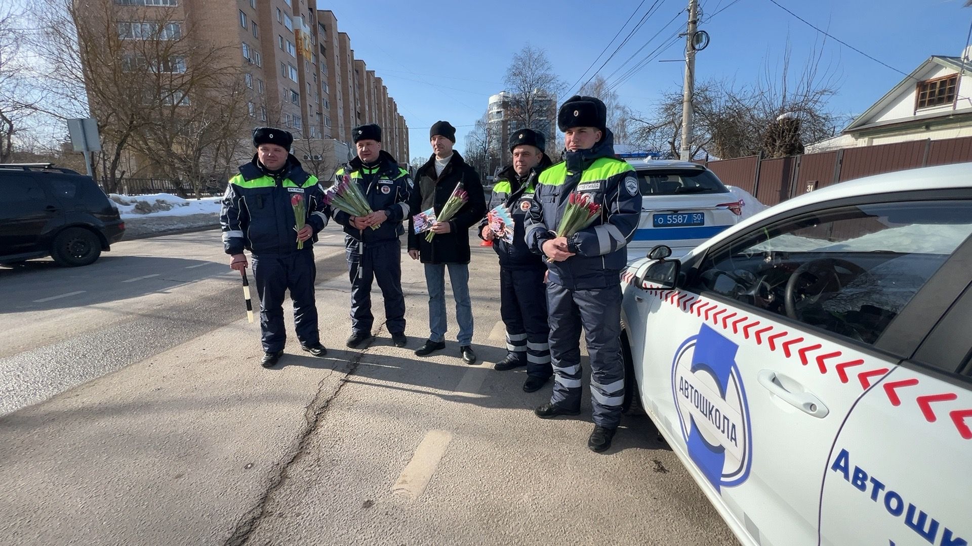 Солнечногорск, 8 марта, Праздник, международный женский день, девушки, Гибдд,