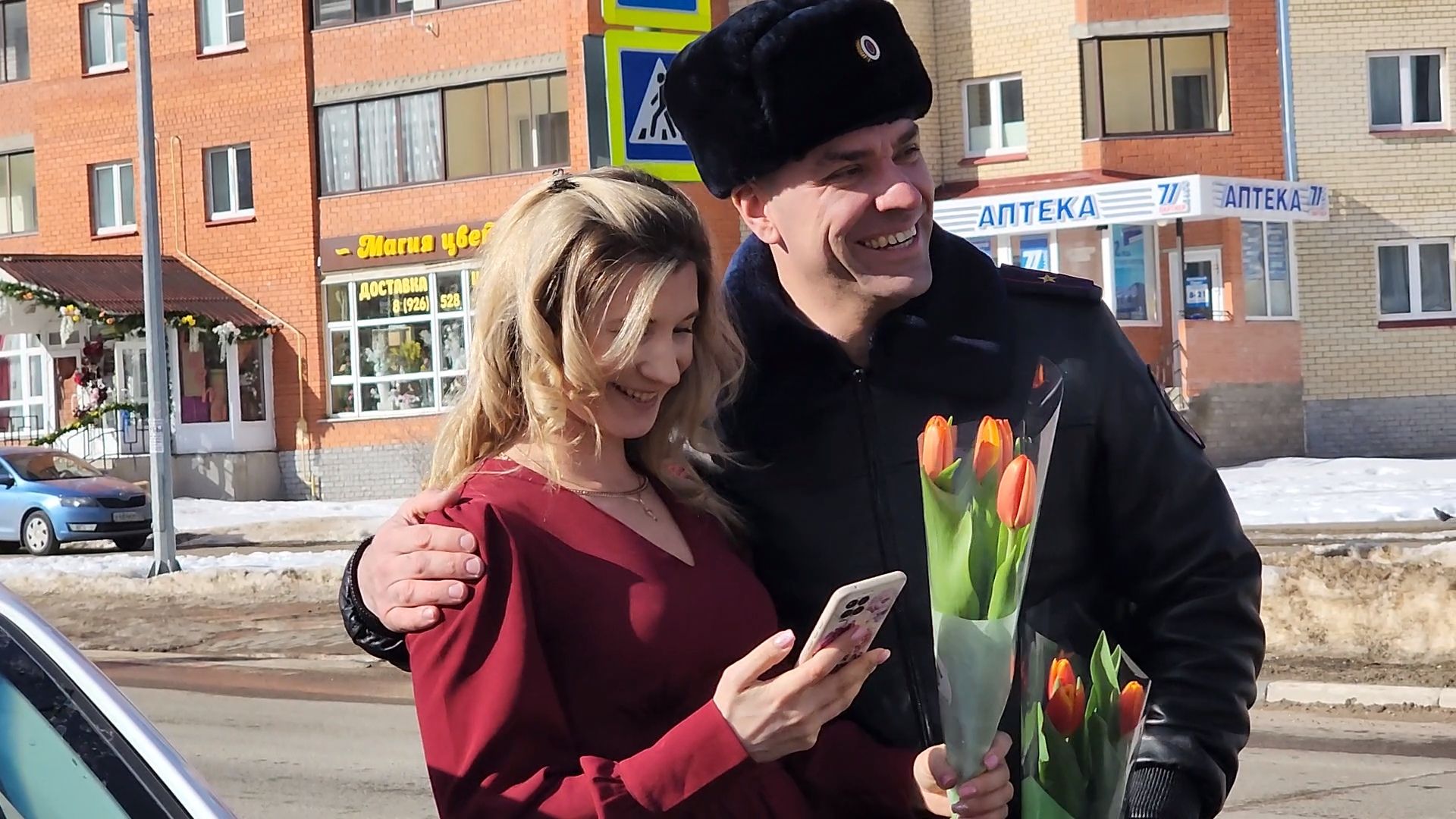 госавтоинспекция, Дубна, Цветы для автоледи, Рейд,