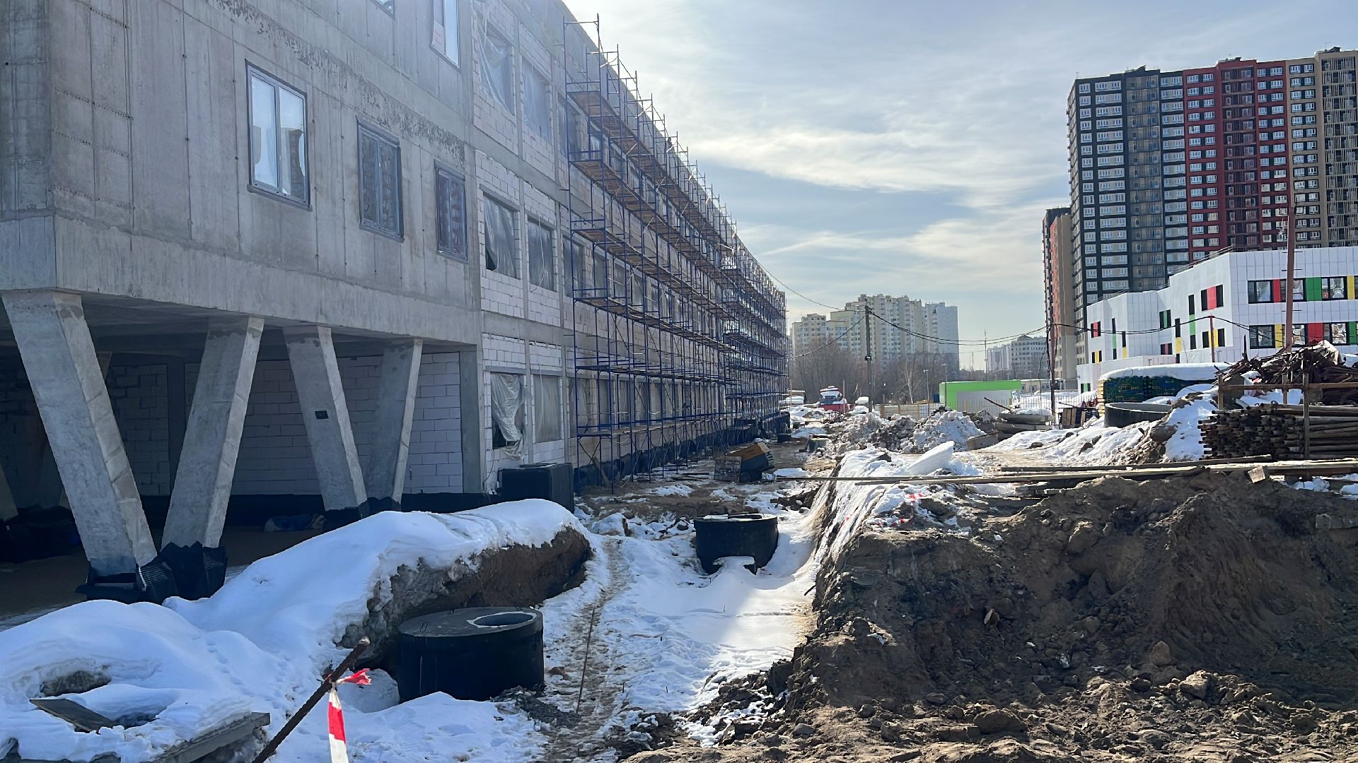 новая школа, строительство, строительство школы,