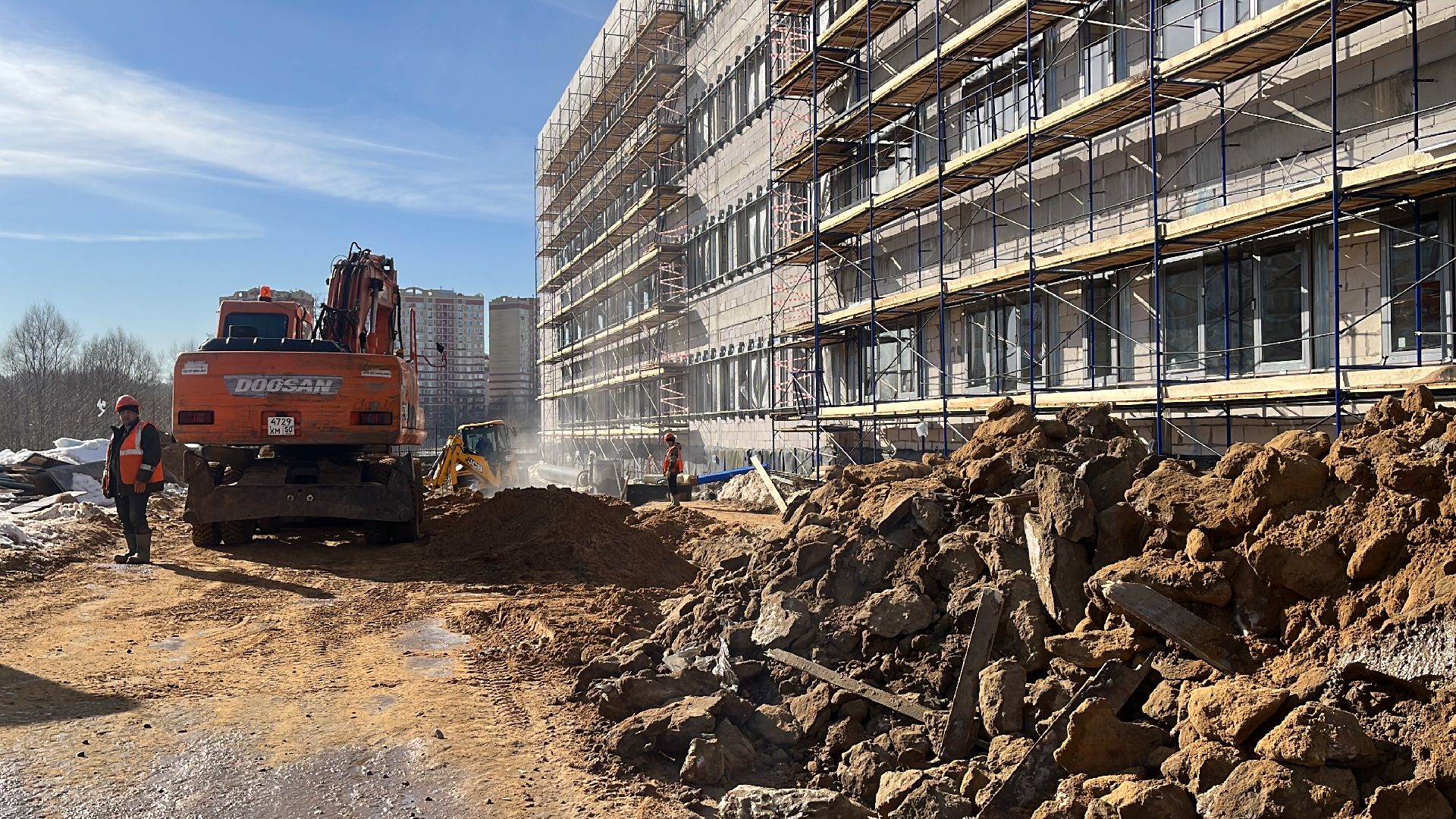 новая школа, строительство, строительство школы,