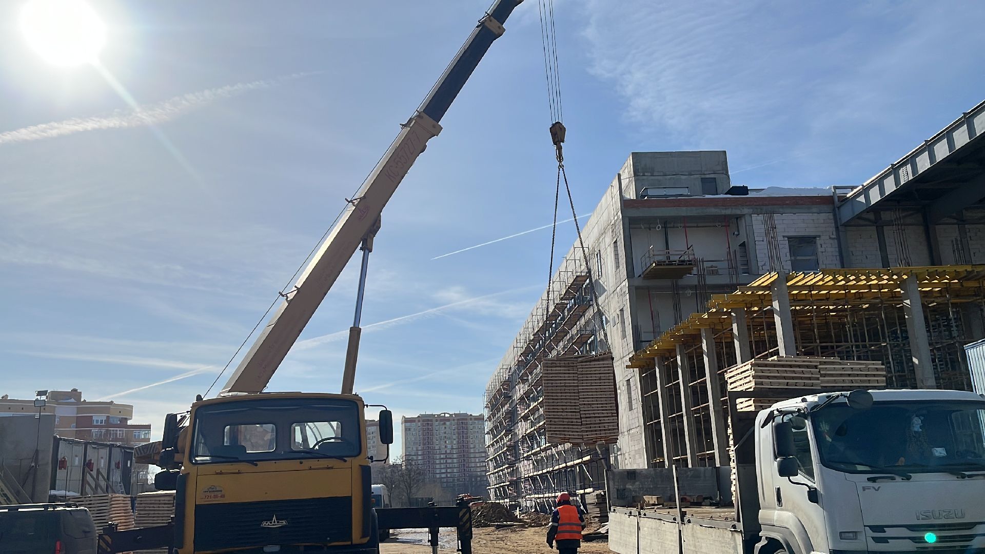 новая школа, строительство, строительство школы,