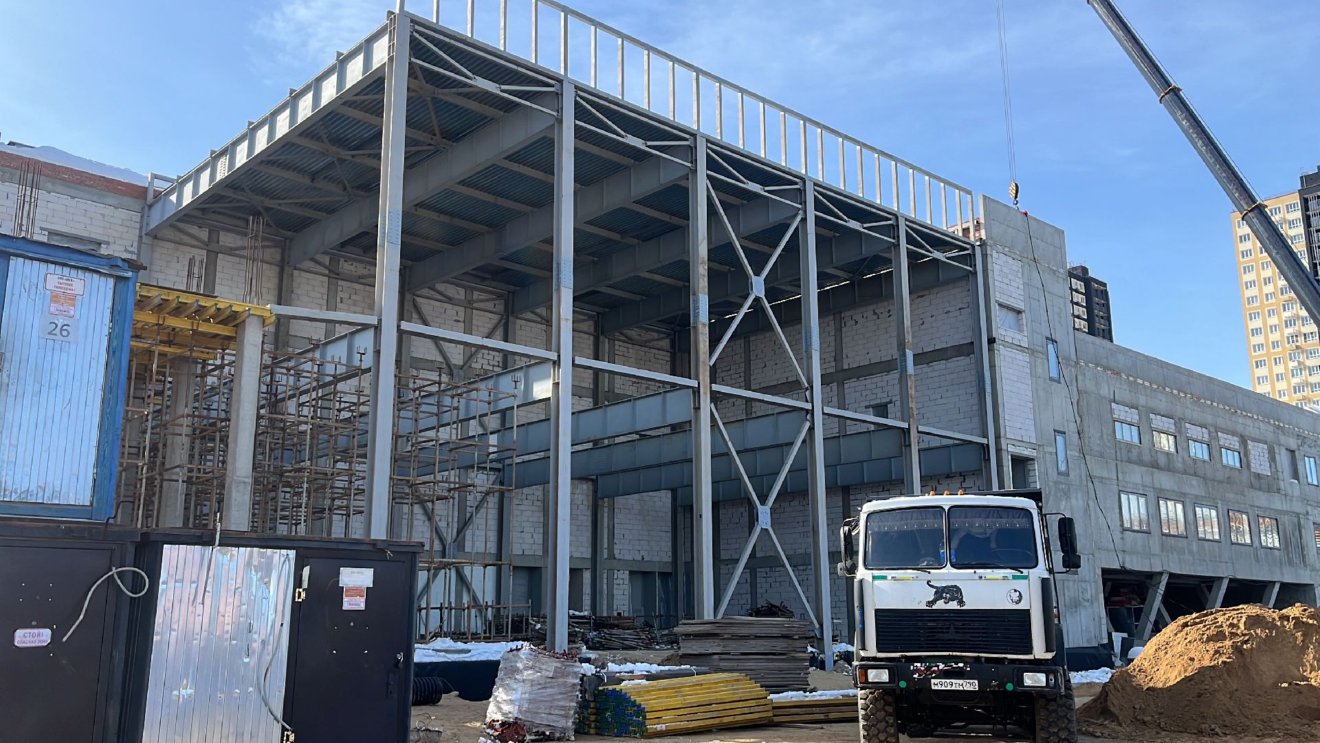 новая школа, строительство, строительство школы,