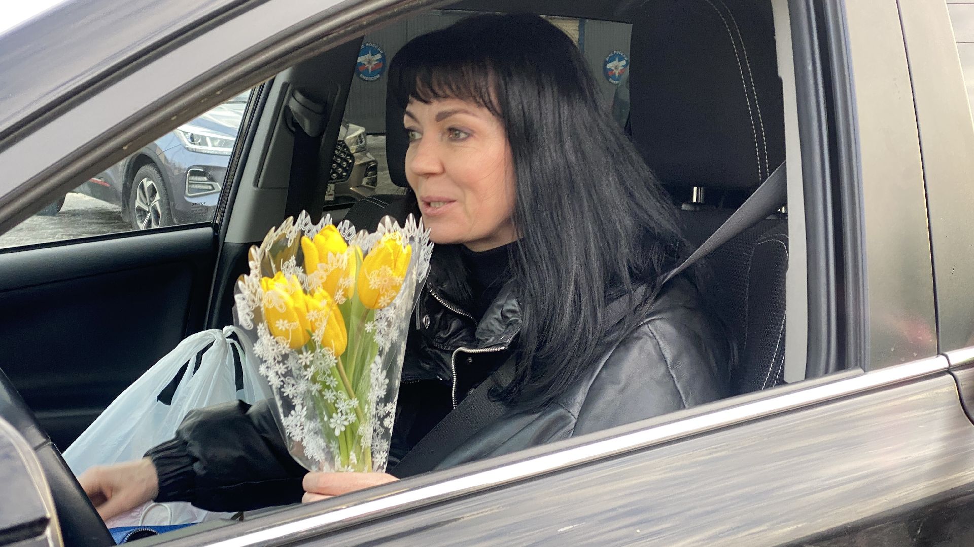 гибдд, цветочный рейд, ленинский городской округ, международный женский день, депутат городского округа,