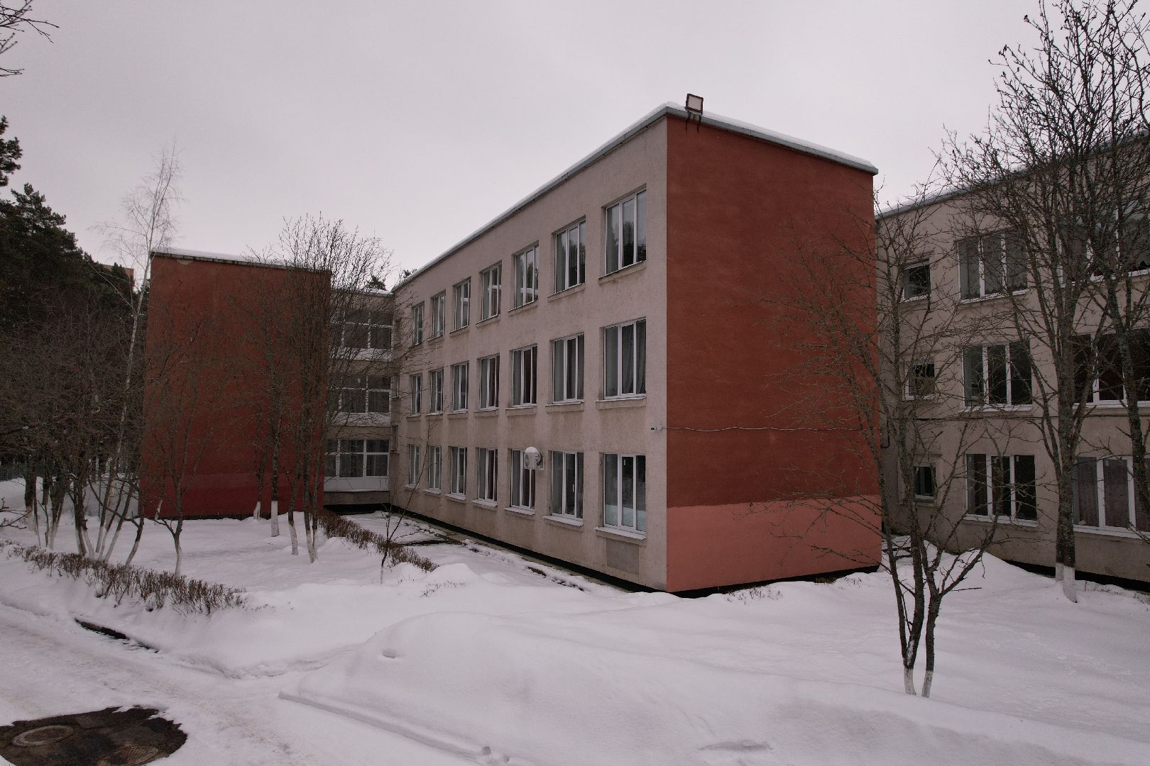 видео с коптера, протвино, лесничество, дети, школа,