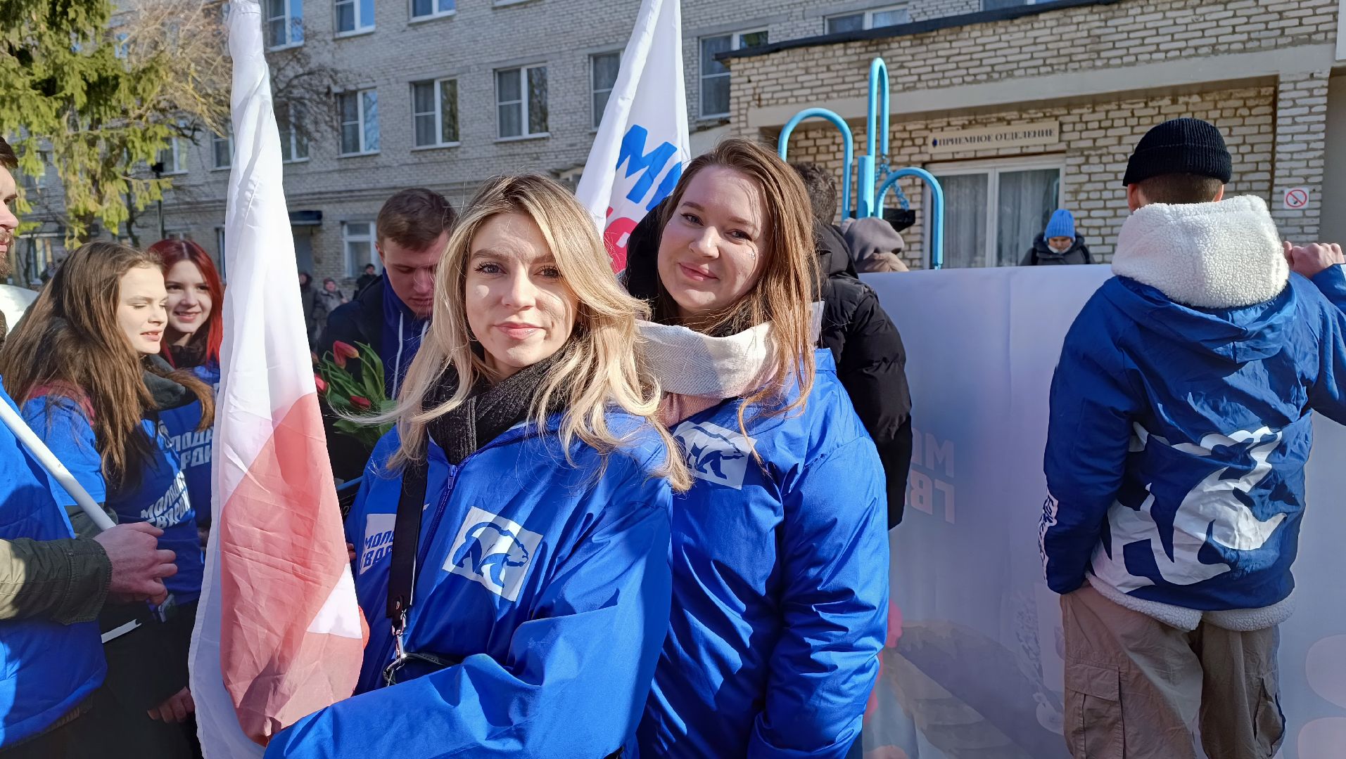 лобня, акция, 8 марта, молодая гвардия,