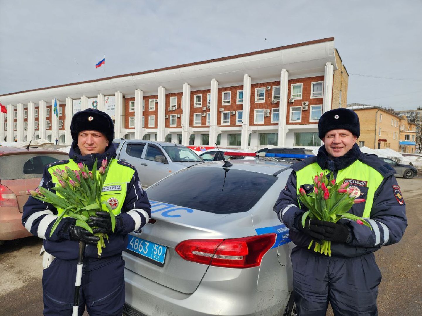 чехов, гибдд, девушка-инспектор, 8 марта, профессия,