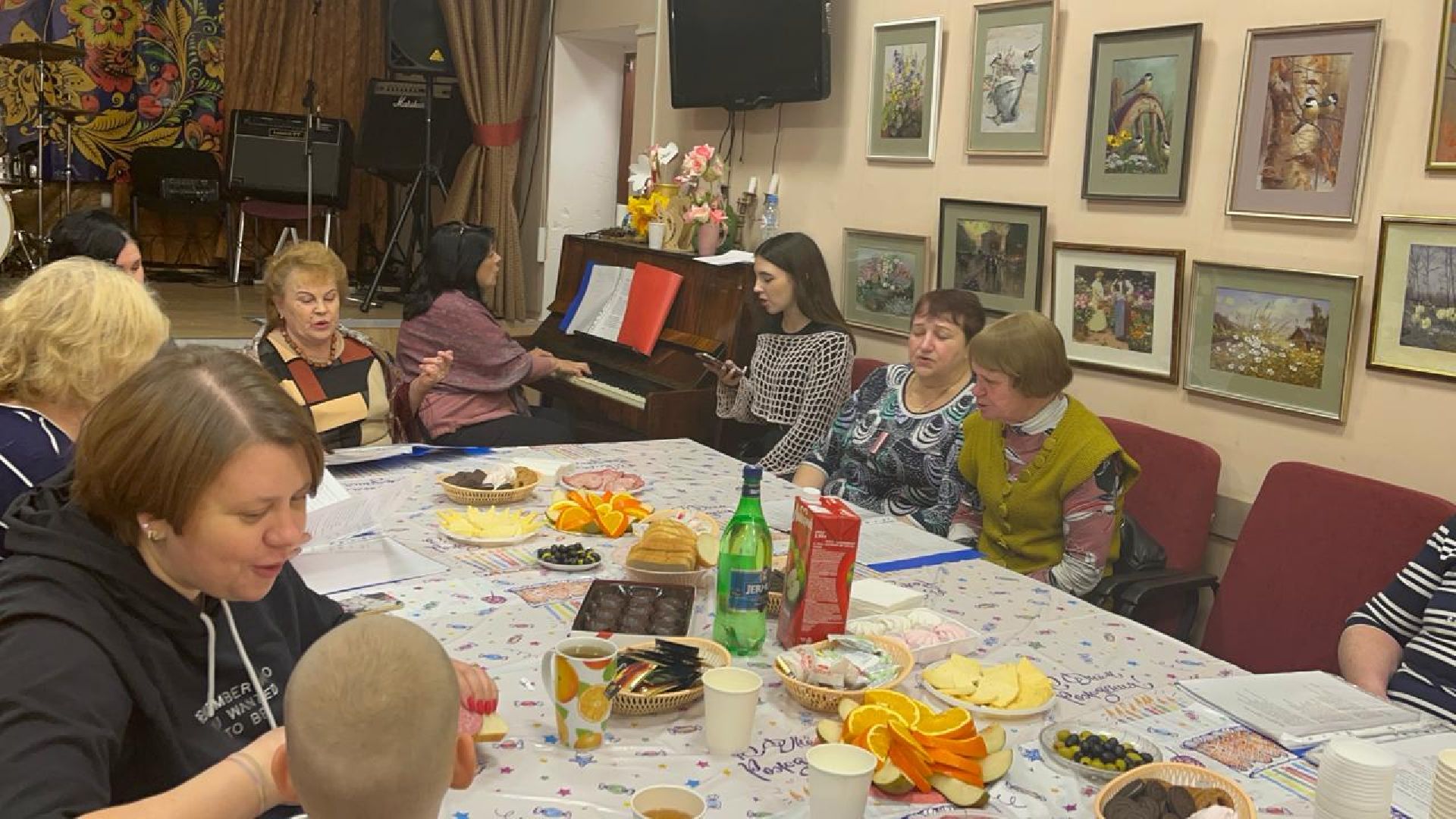 пушкино, село, международный женский день, праздник, чаепитие,