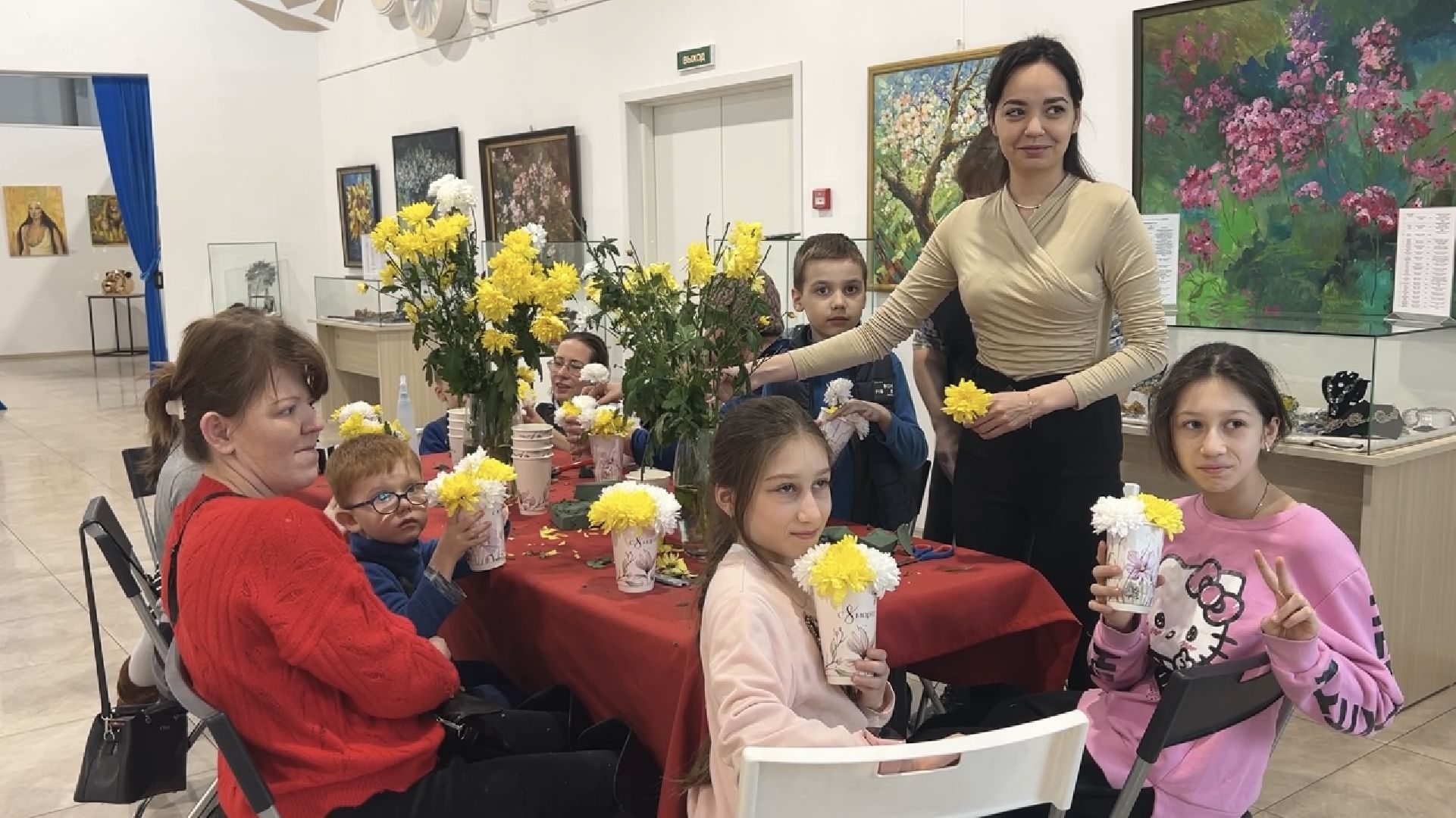 химки, 8 марта, мастер-класс, дети,