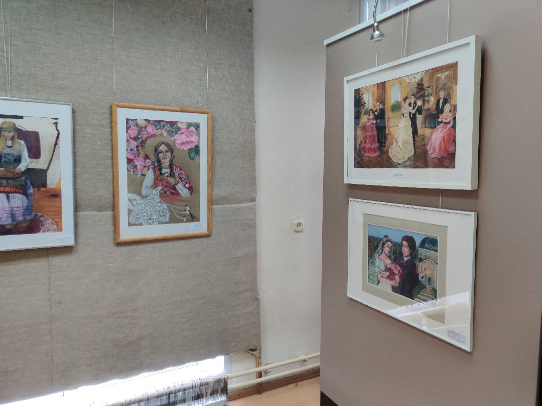 Красноармейск, дипломные рисунки, выставка, картинная галерея, детская школа искусств