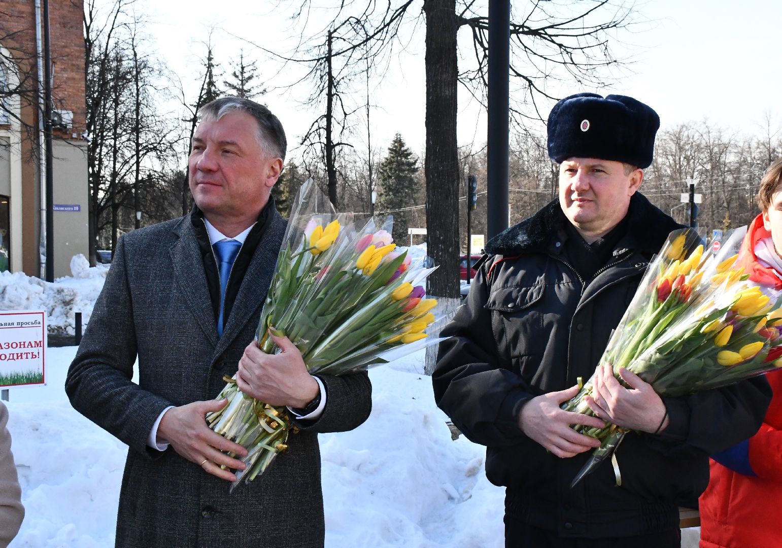 8 марта, шествие, бульвар маяковского, борис аубакиров, волонтеры подмосковья, молодая гвардия,