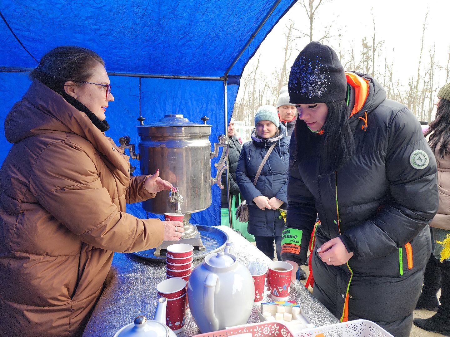 воскресенск, парк кривякино, праздник, жители, 8 марта,