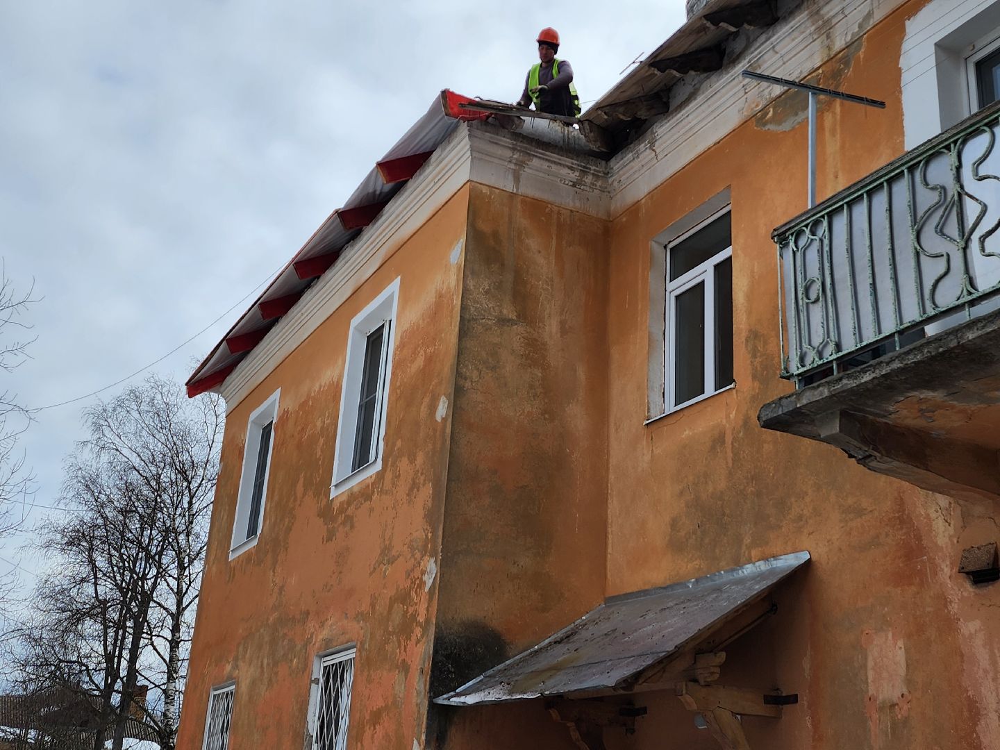 серпухов, улица калинина, жкх, замена кровли, капитальный ремонт,