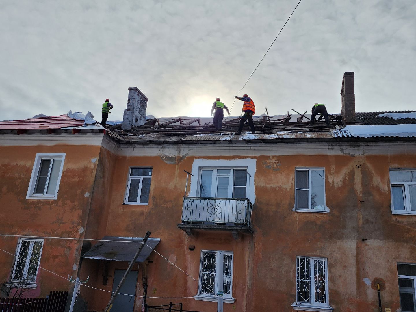 серпухов, улица калинина, жкх, замена кровли, капитальный ремонт,