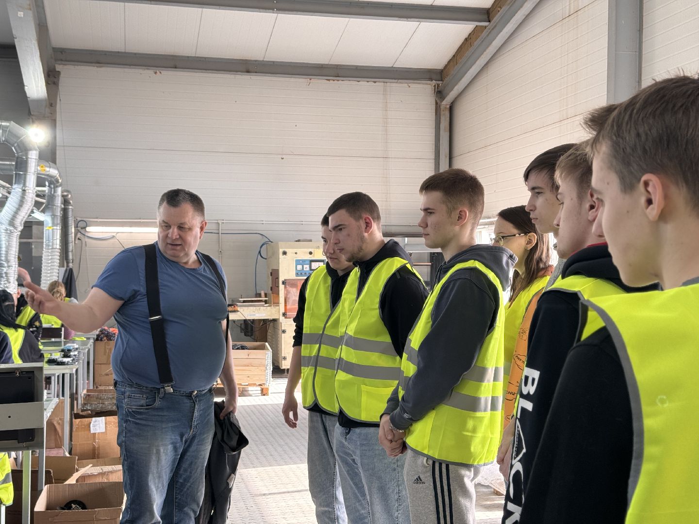 шаховская, завод, экскурсия, студенты,