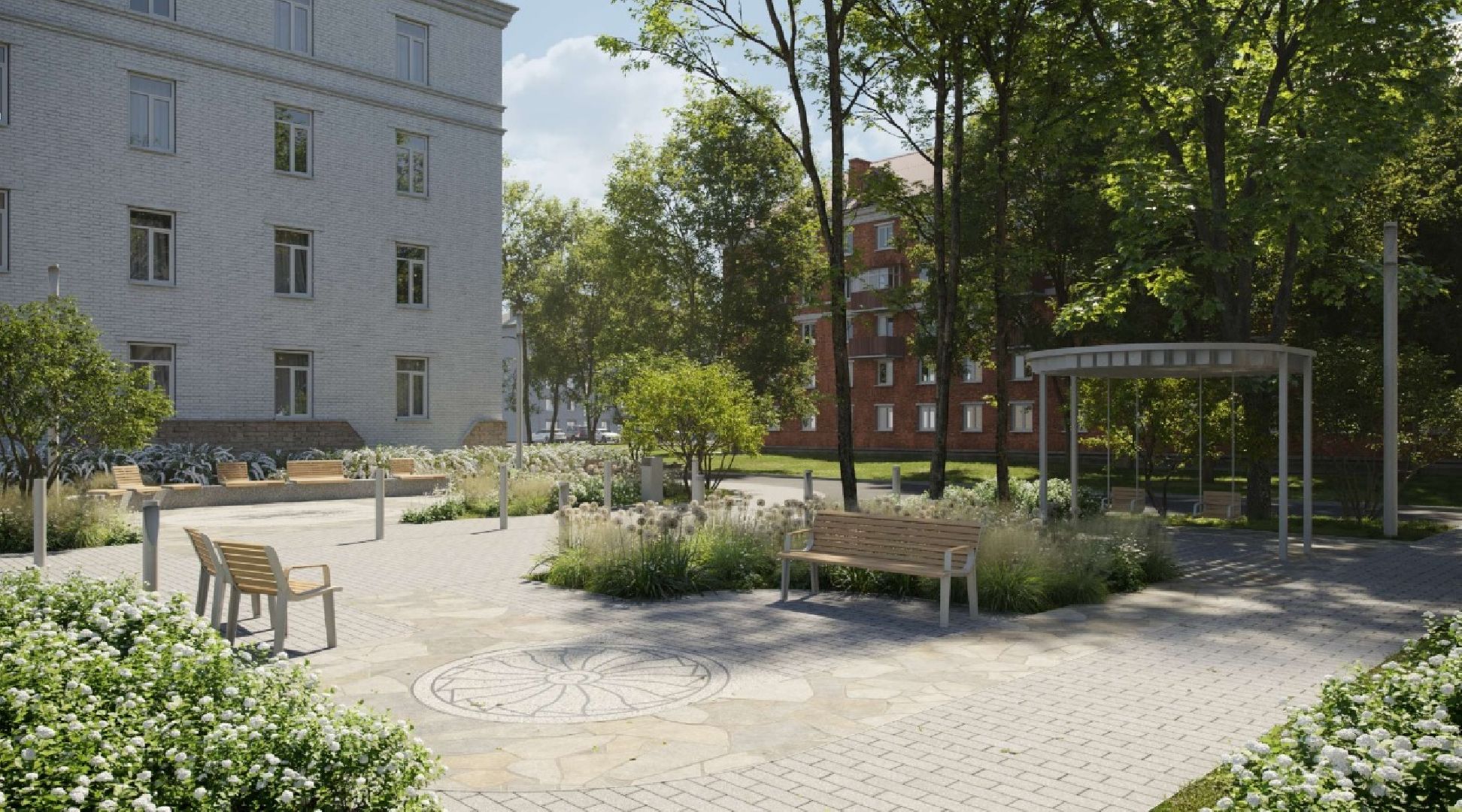 лыткарино, благоустройство, сквер,