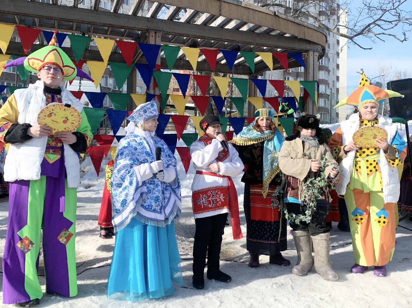 Балашиха, Подмосковье, масленица, сжигание чучела Масленицы,