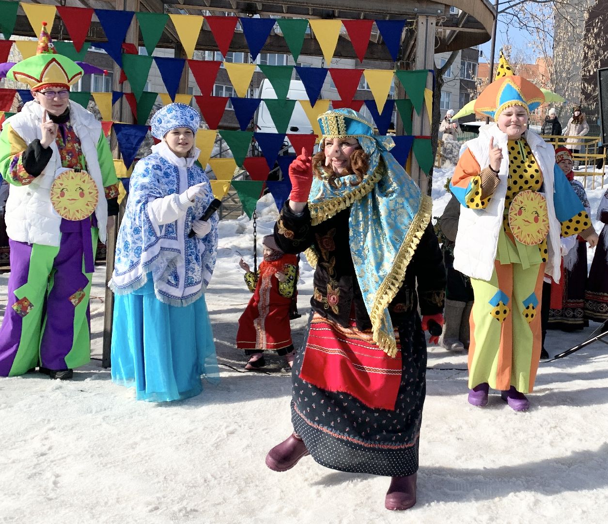 Балашиха, Подмосковье, масленица, сжигание чучела Масленицы,