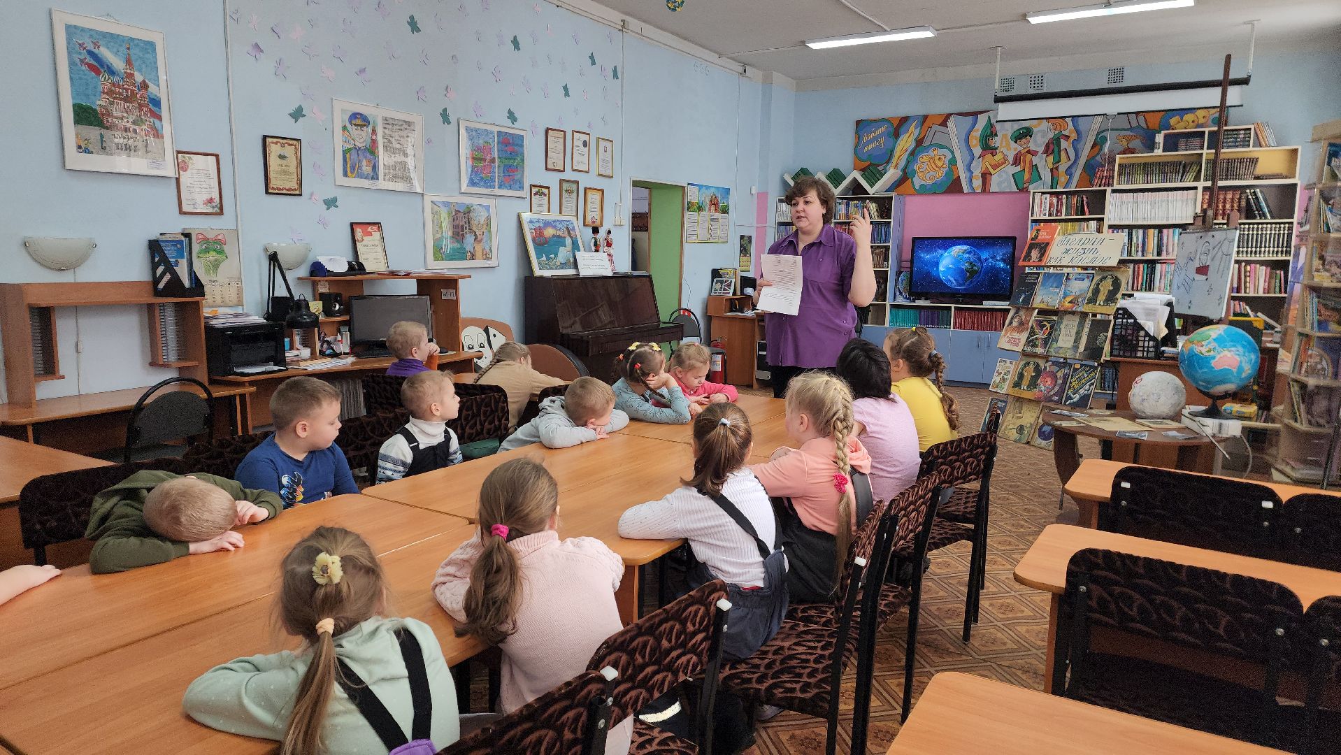 шатура, библиотека, юрий гагарин, первый космонавт, юбилей, культура, культура подмосковья, городской округ культура,игра на рояле,