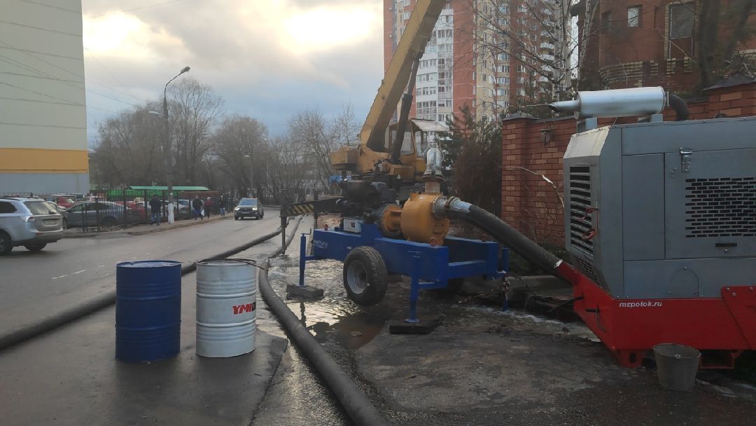 Пушкино, Пушкинский округ, Пушкинский, водоканал, устранение аварии, жители