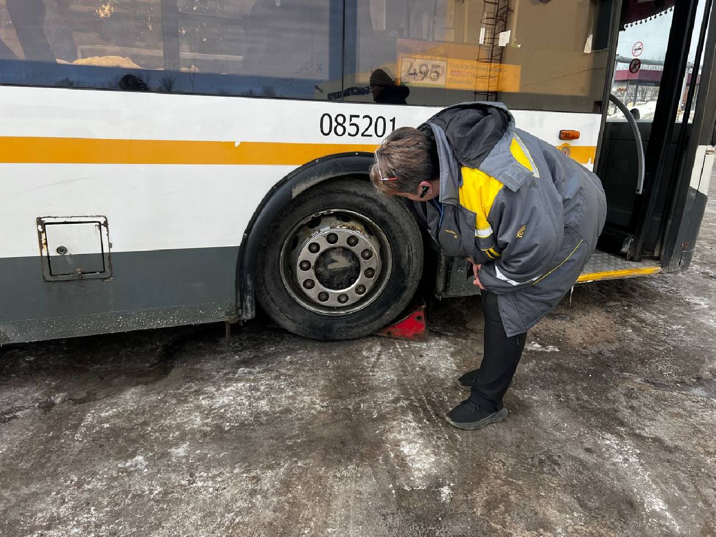 Солнечногорск, Автобус, женщина-водитель, мострансавто, пассажиры,