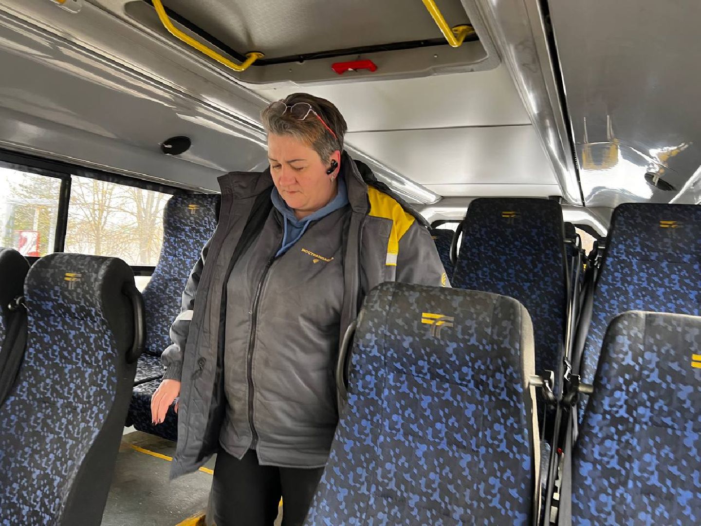 Солнечногорск, Автобус, женщина-водитель, мострансавто, пассажиры,