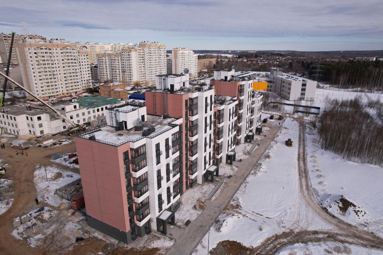 видео с коптера, аварийное жилье, солнечногорск,