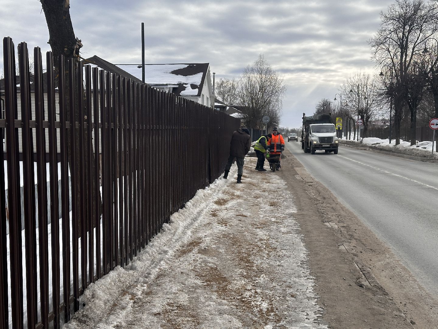 Клин, общество, ЖКХ, гололед,