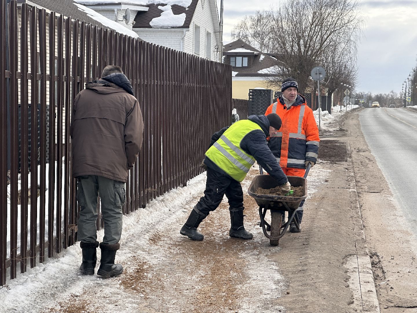 Клин, общество, ЖКХ, гололед,