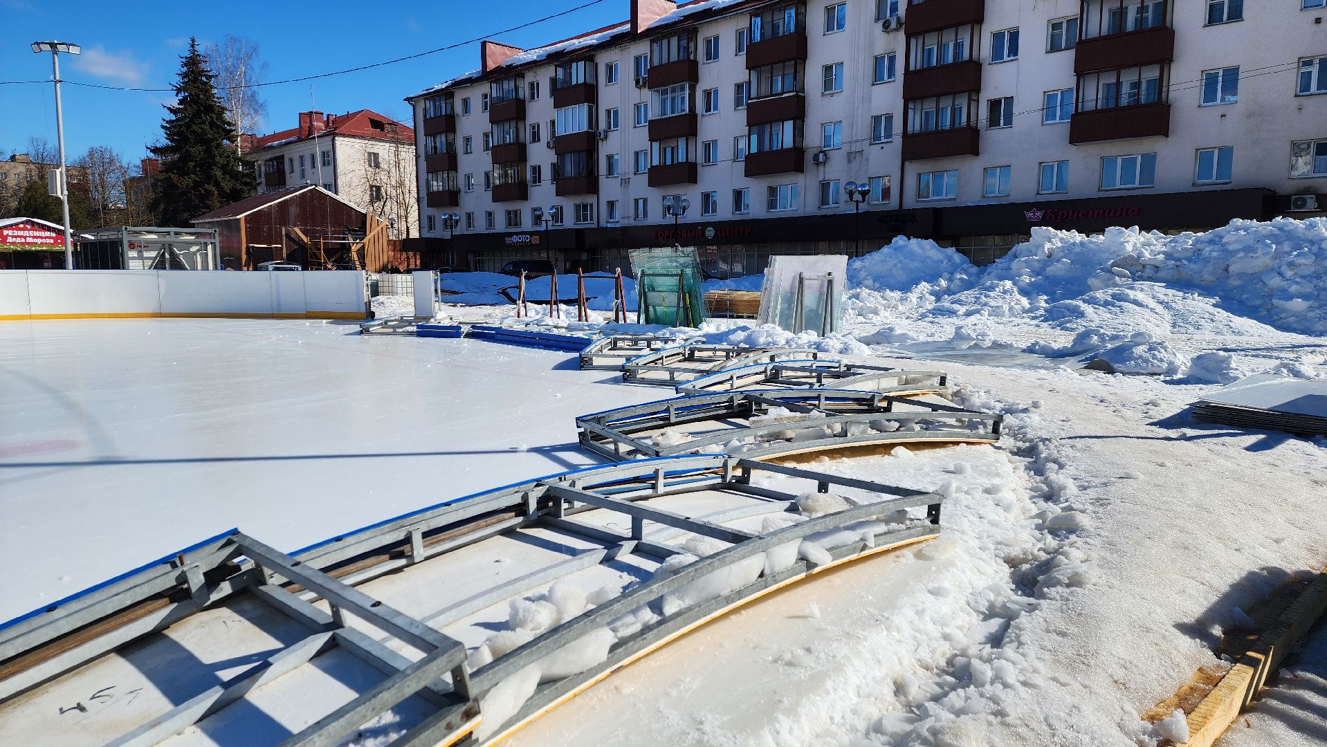 Солнечногорск, Советская площадь, Каток,