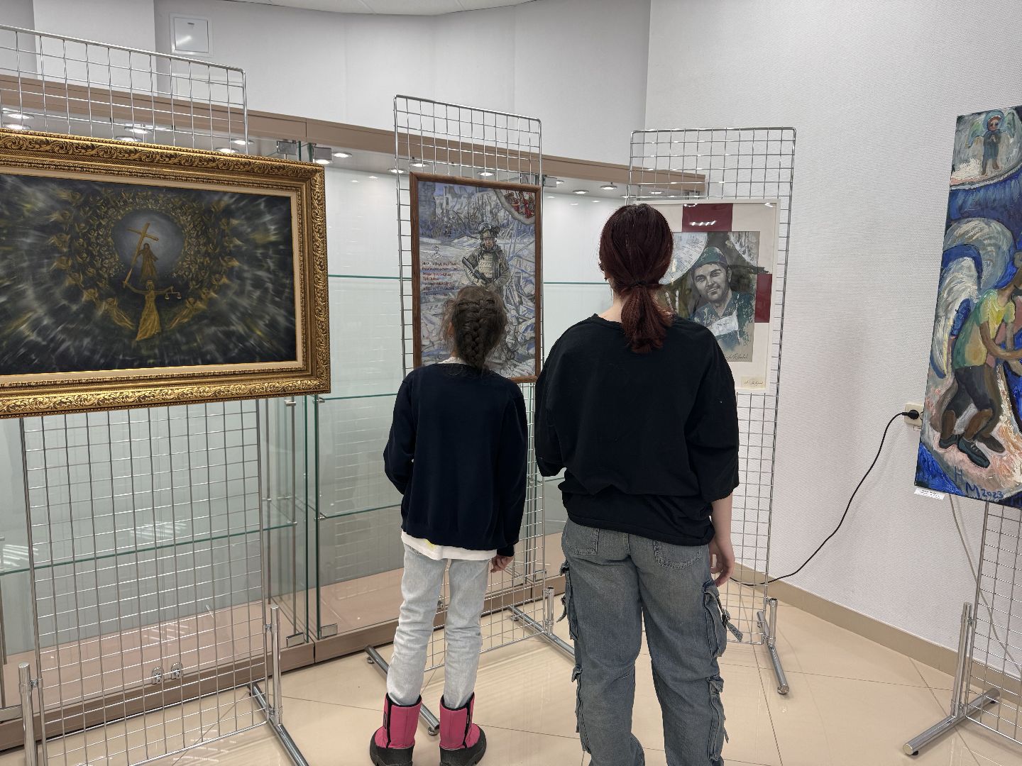 шаховская, культура, выставка, картины, картины маслом, художественная выставка, сво,