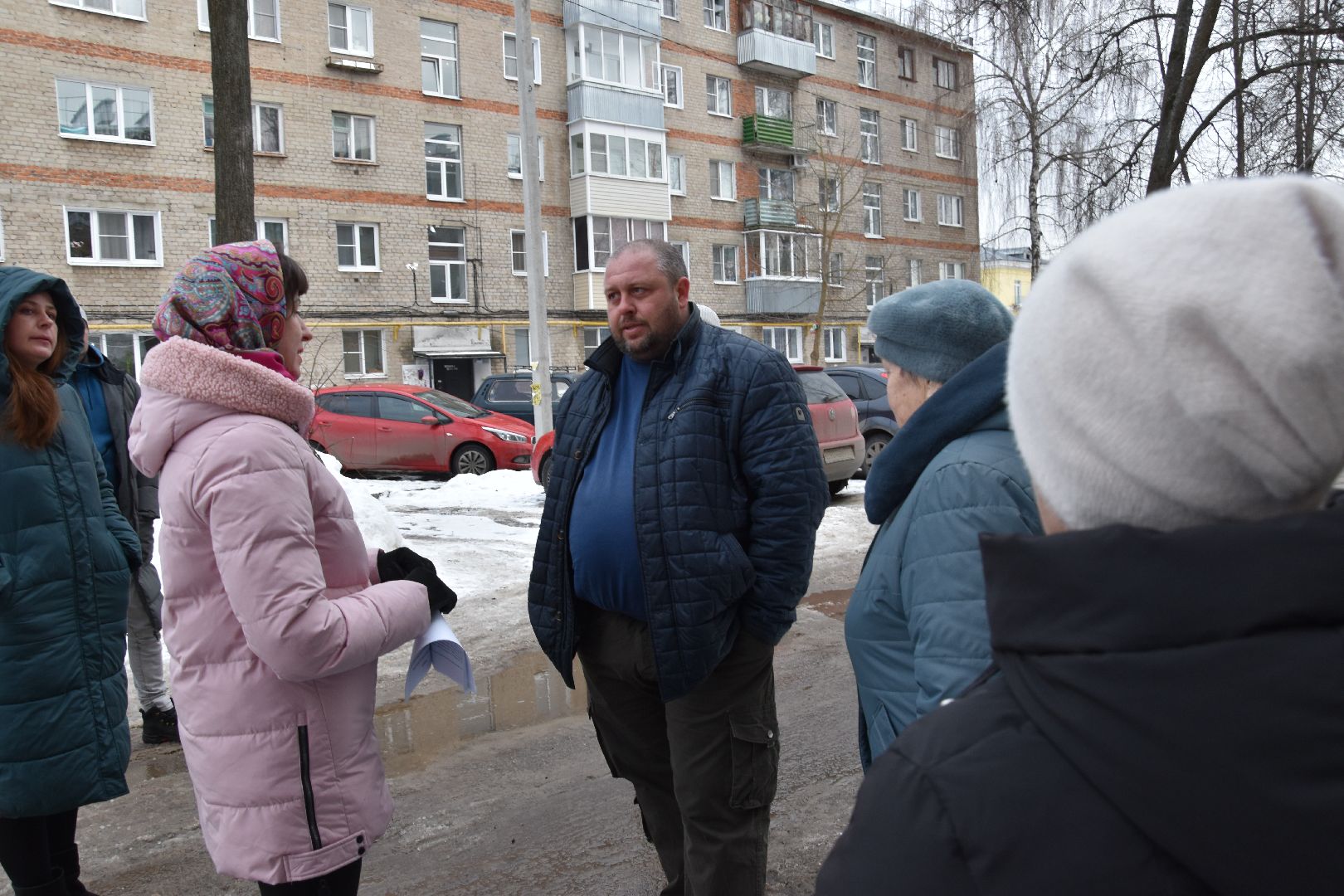 Рошаль, встреча во дворе, встреча с жителями, Большая Шатура, диалог с властью,