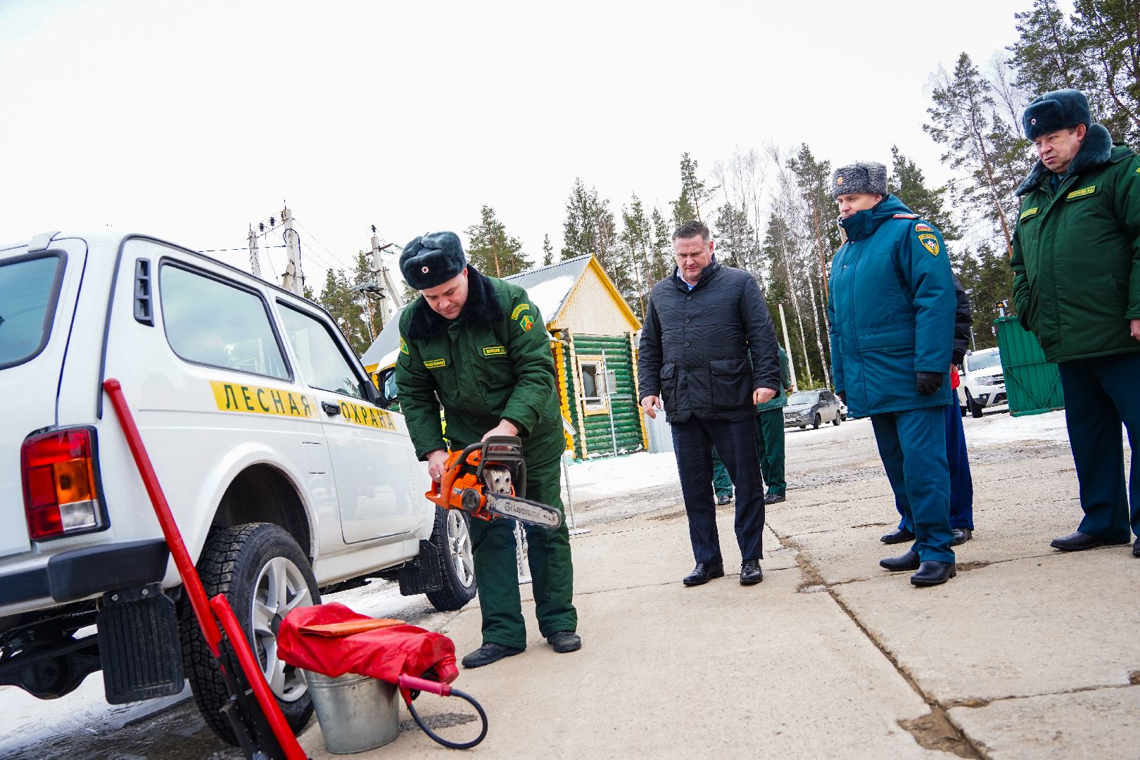 спецтехника, пожарная безопасность, Большая Шатура, Центрлесхоз, МЧС,