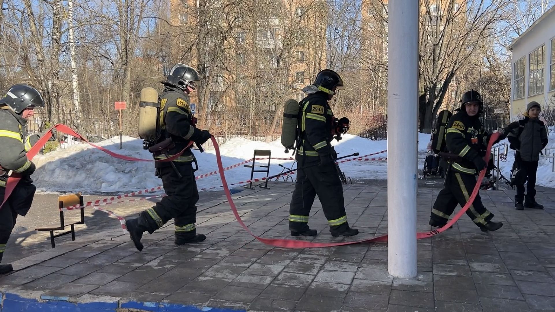 химки, эвакуация, тренировочная эвакуация, мчс, школа,