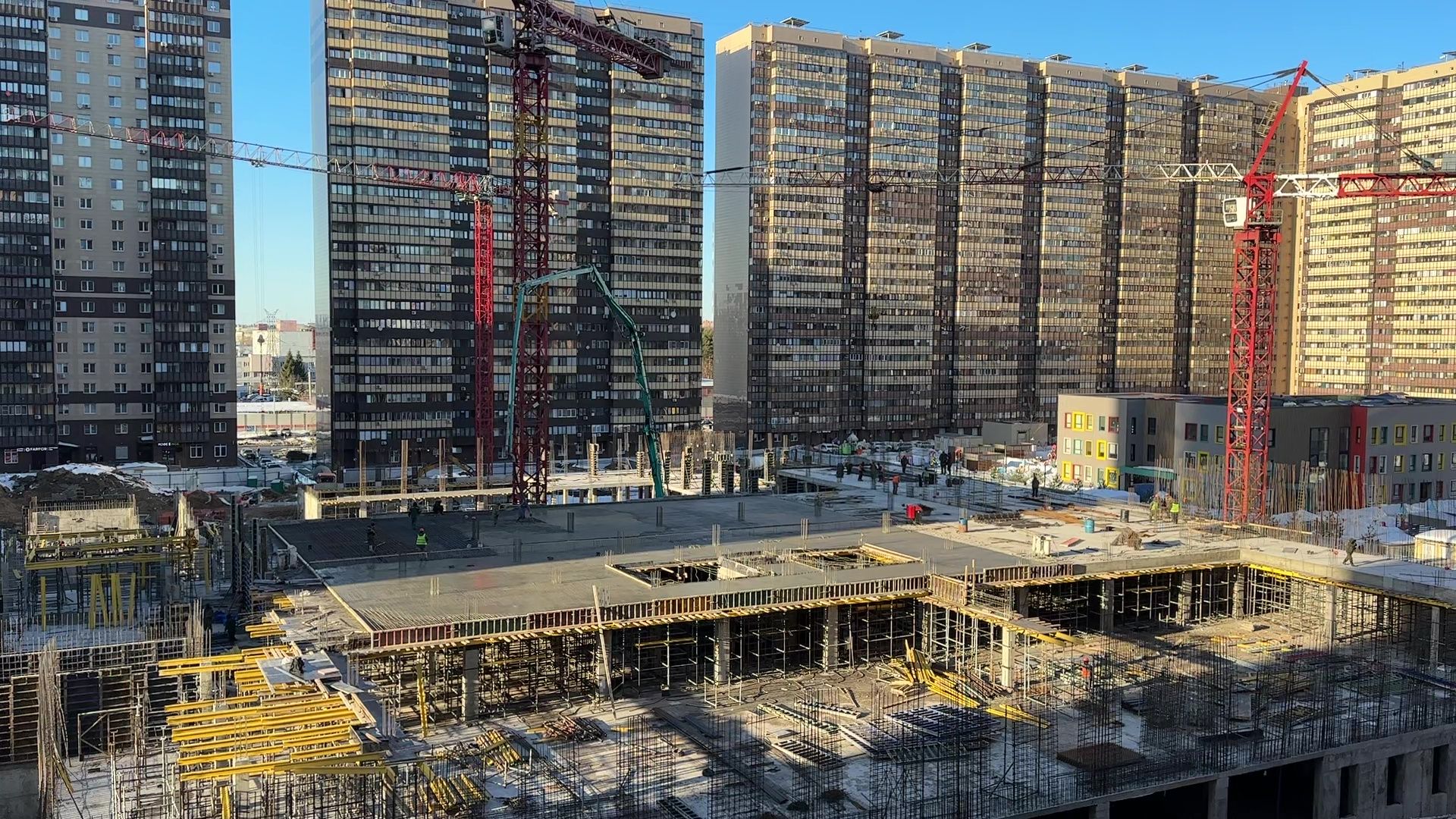 Реутов, стройка, школа, образование, монлит,