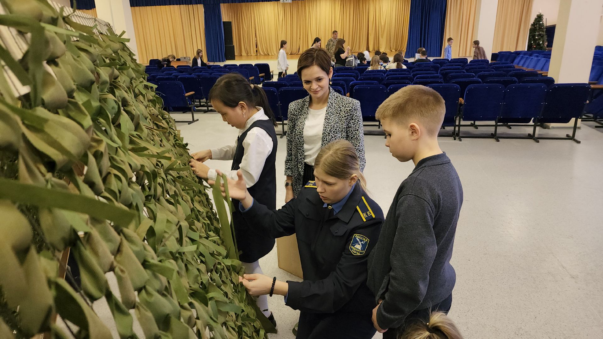 неделя добрых дел, дети, школа, помощь бойцам сво, Лосино-Петровский,