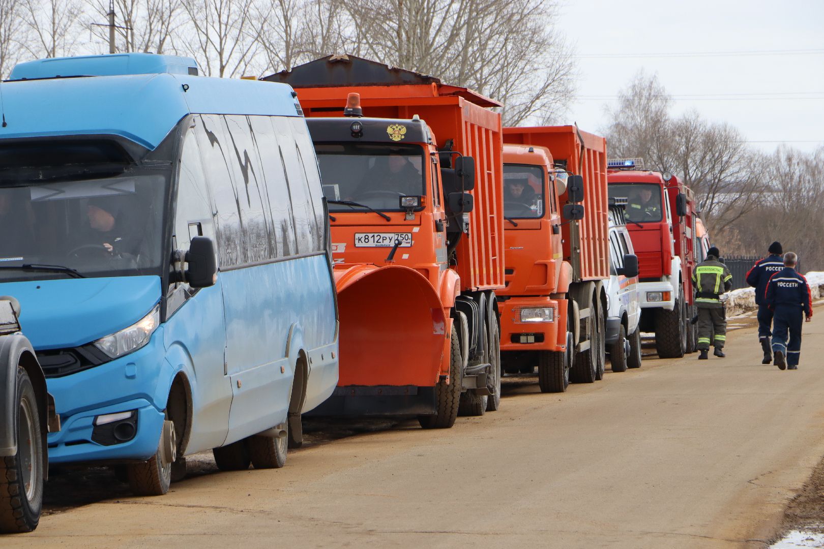 Серебряные Пруды, паводок, тактико-специальные учения, спецтехника, смотр техники, парк Серебряный,