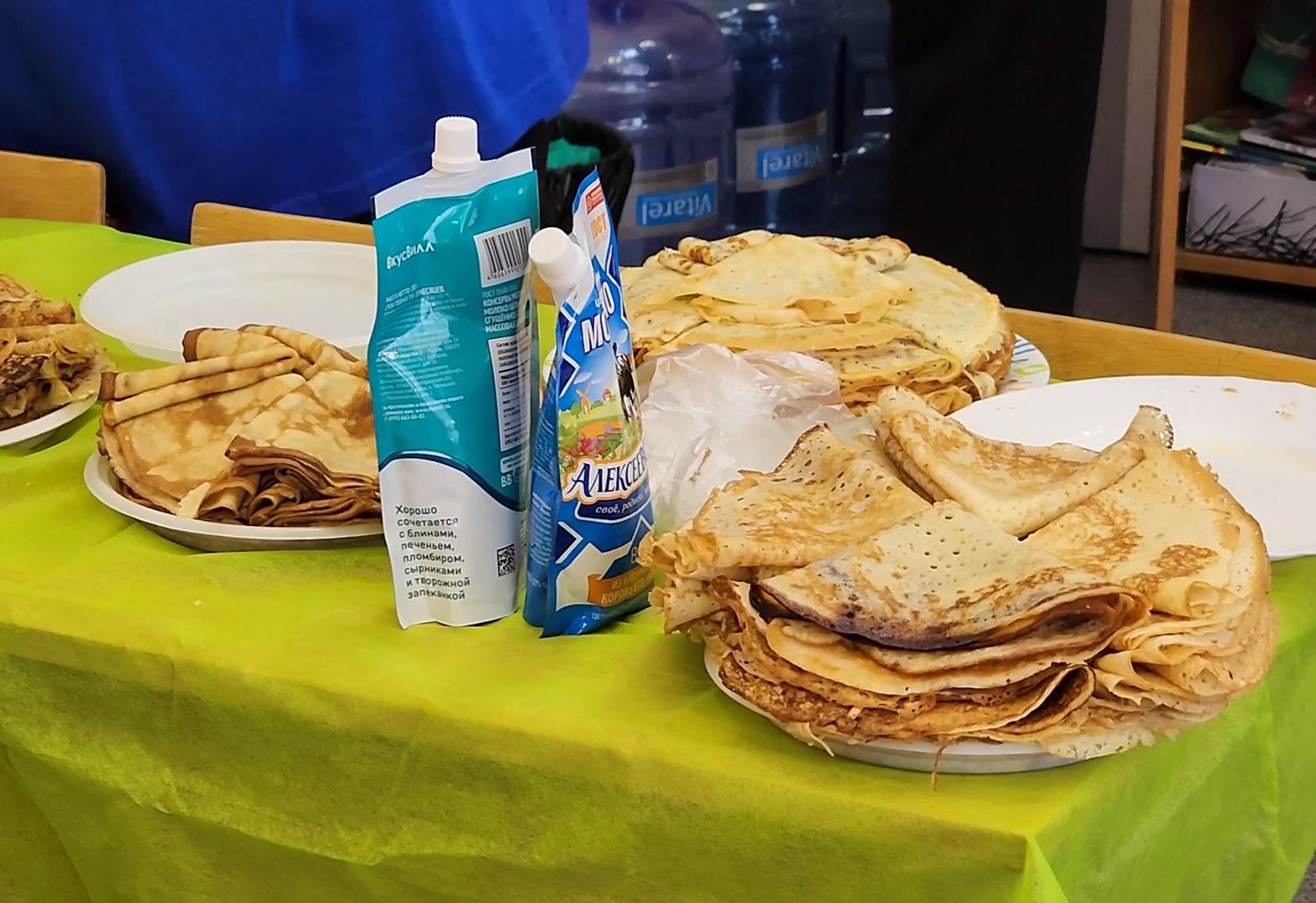 неделя добрых дел, Дубна, Гимназия 3, Блины, Масленица, Дети,