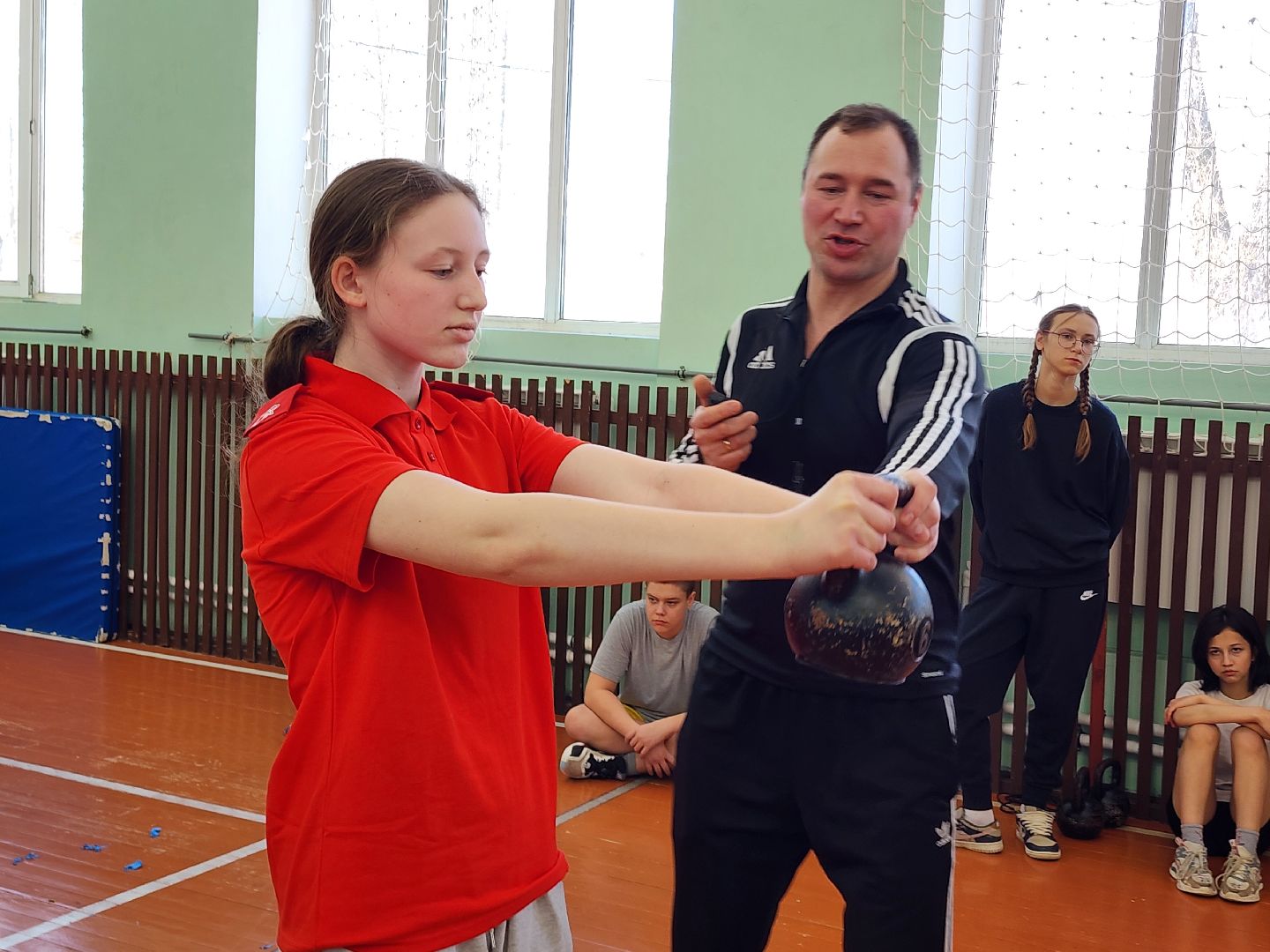 разминка с чемпионом, школы, юнармия,