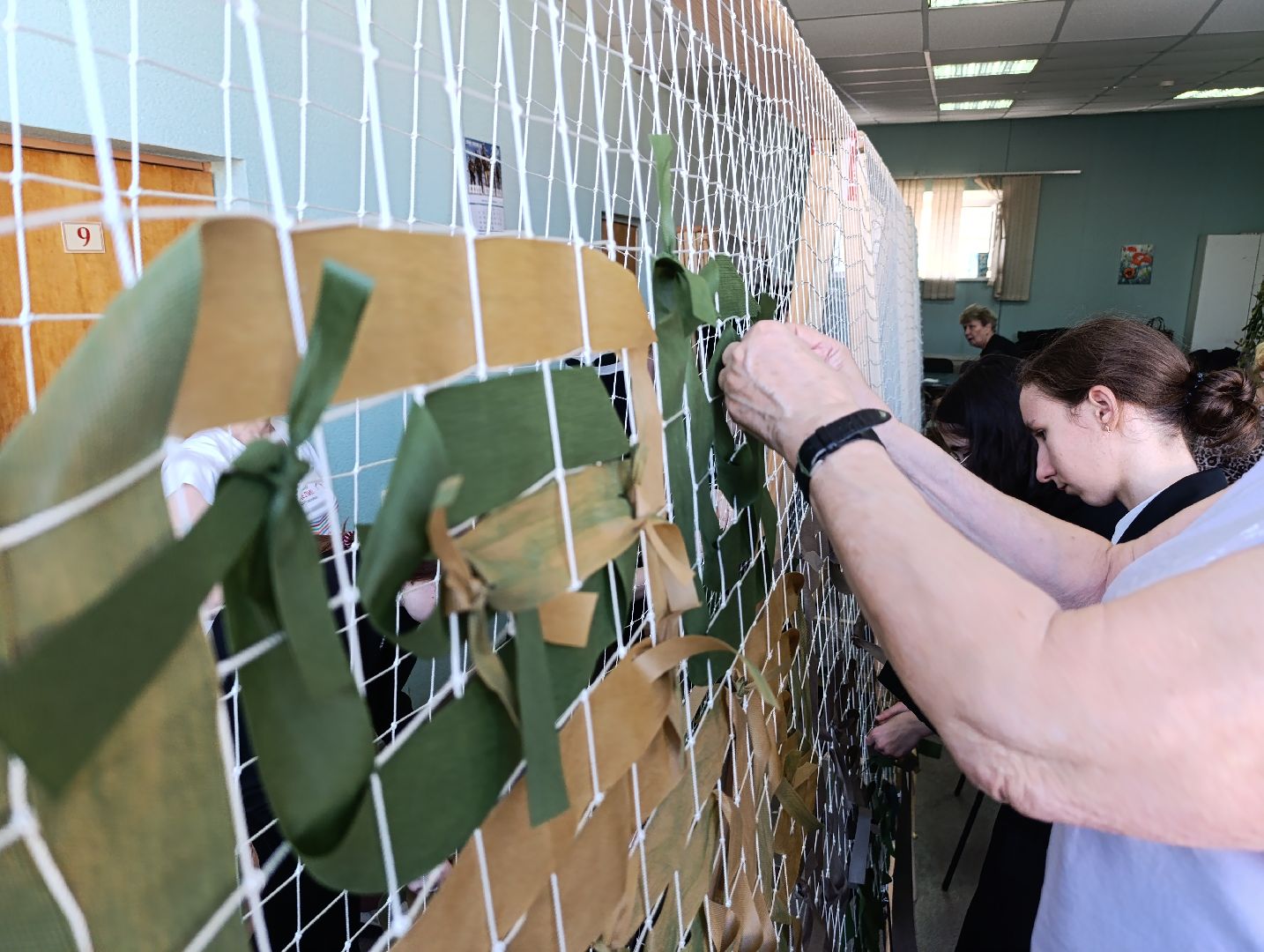 Бронницы, Неделя добрых дел, Маскировочные сети, Золотые руки ангела, Школьники, школа 2 бронницы,