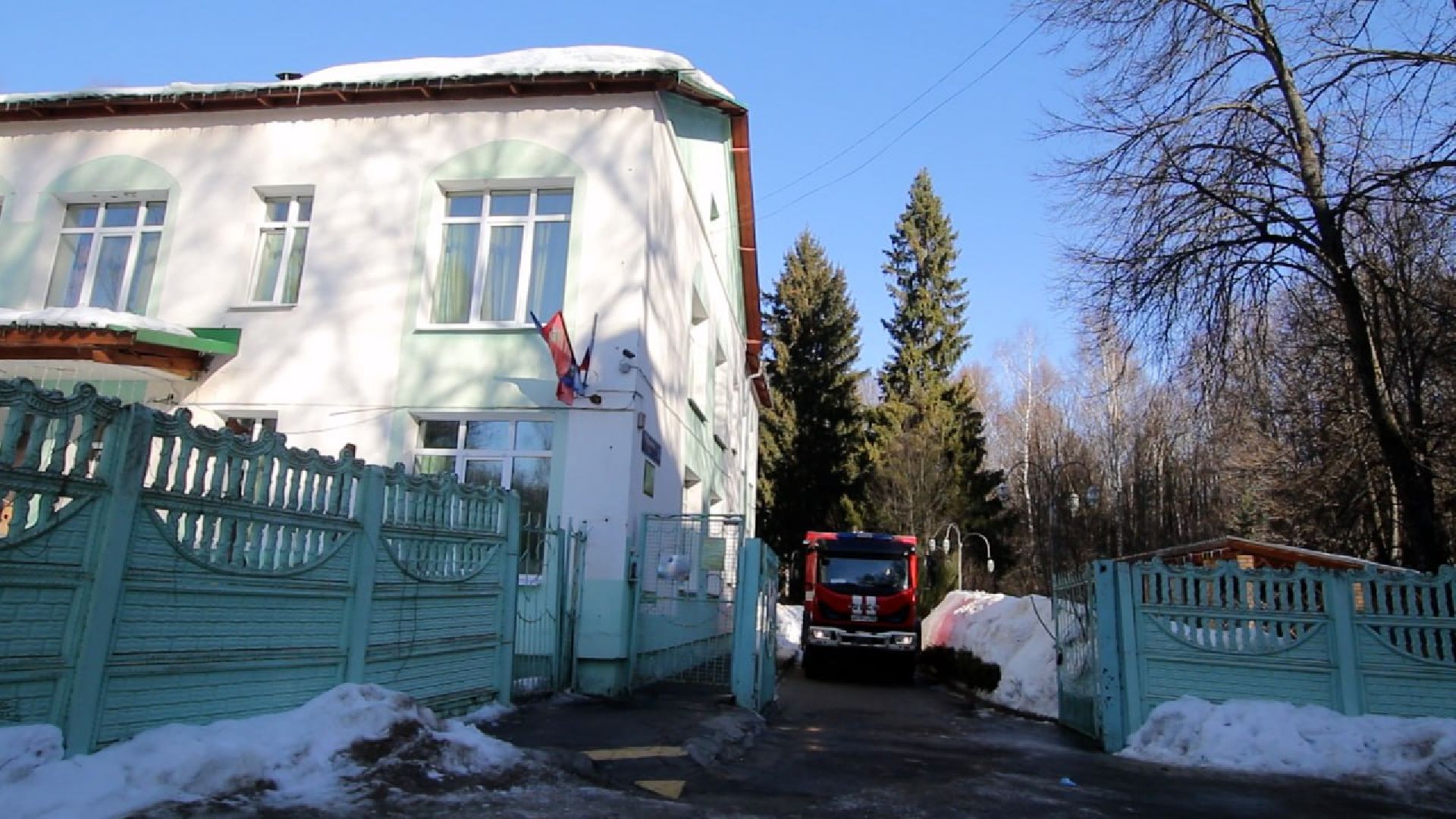 Солнечногорск, Эвакуация, Школа, Дети, Пожарные,