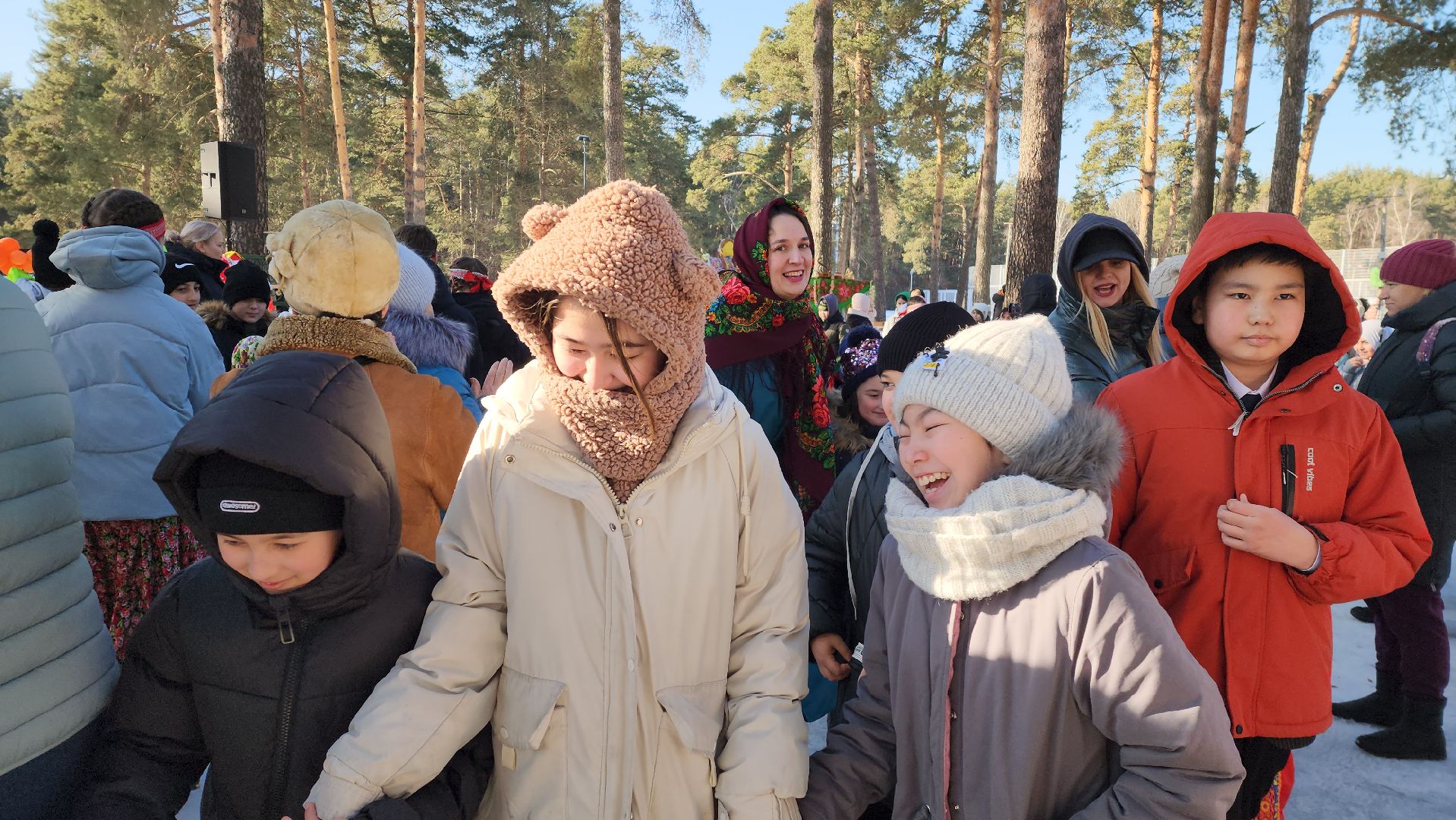 масленица, Кузьминский лесопарк, народные гулянья,