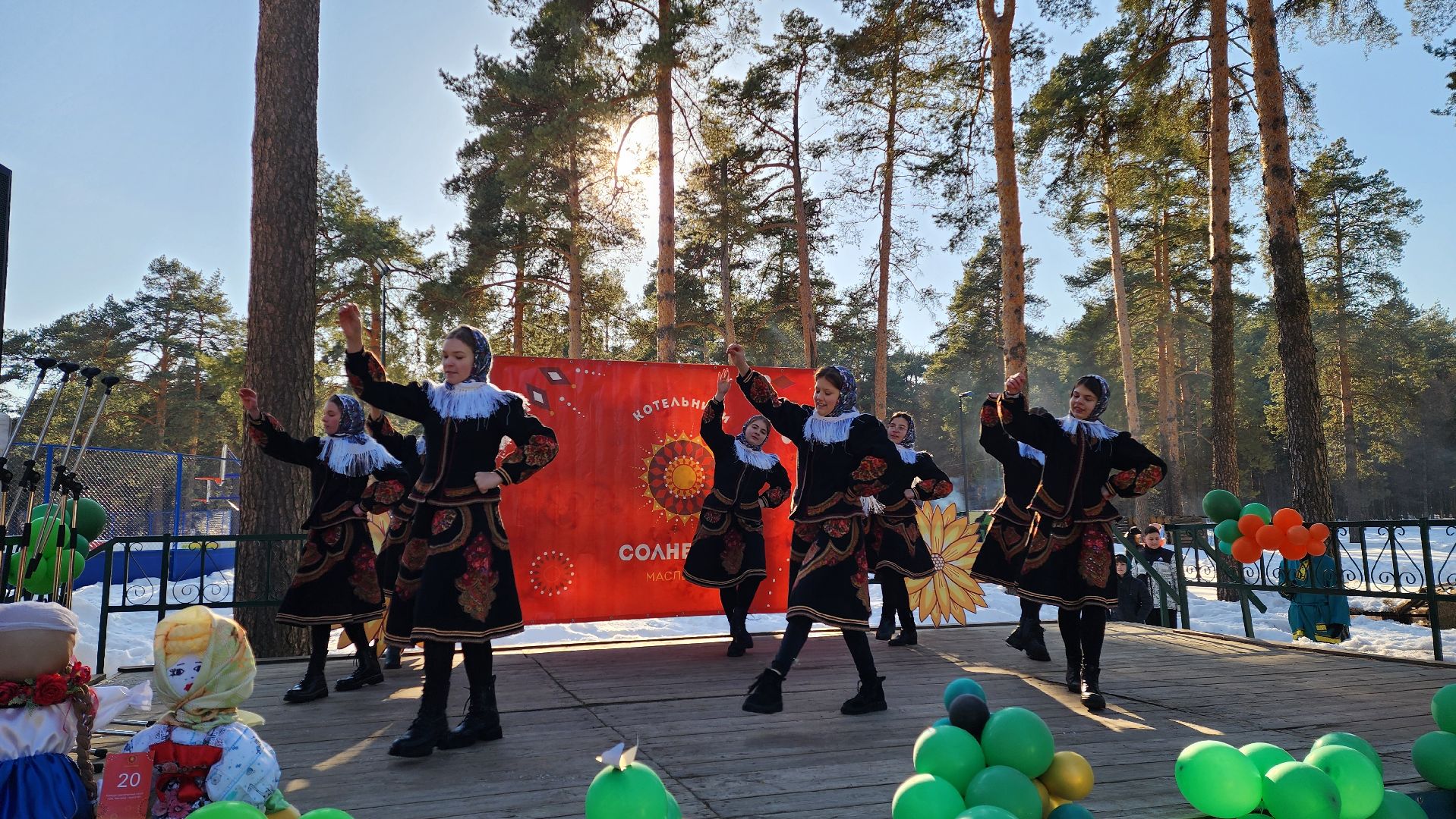 масленица, Кузьминский лесопарк, народные гулянья,