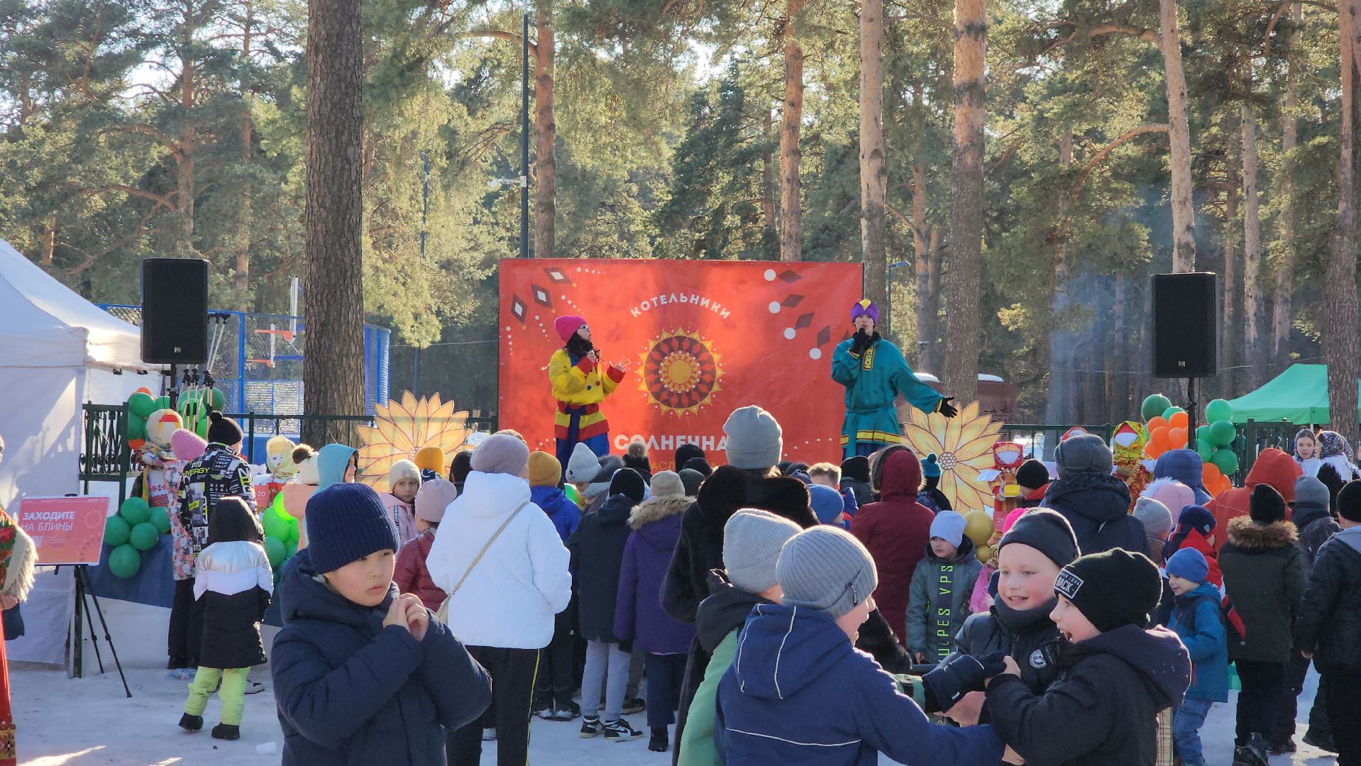 масленица, Кузьминский лесопарк, народные гулянья,