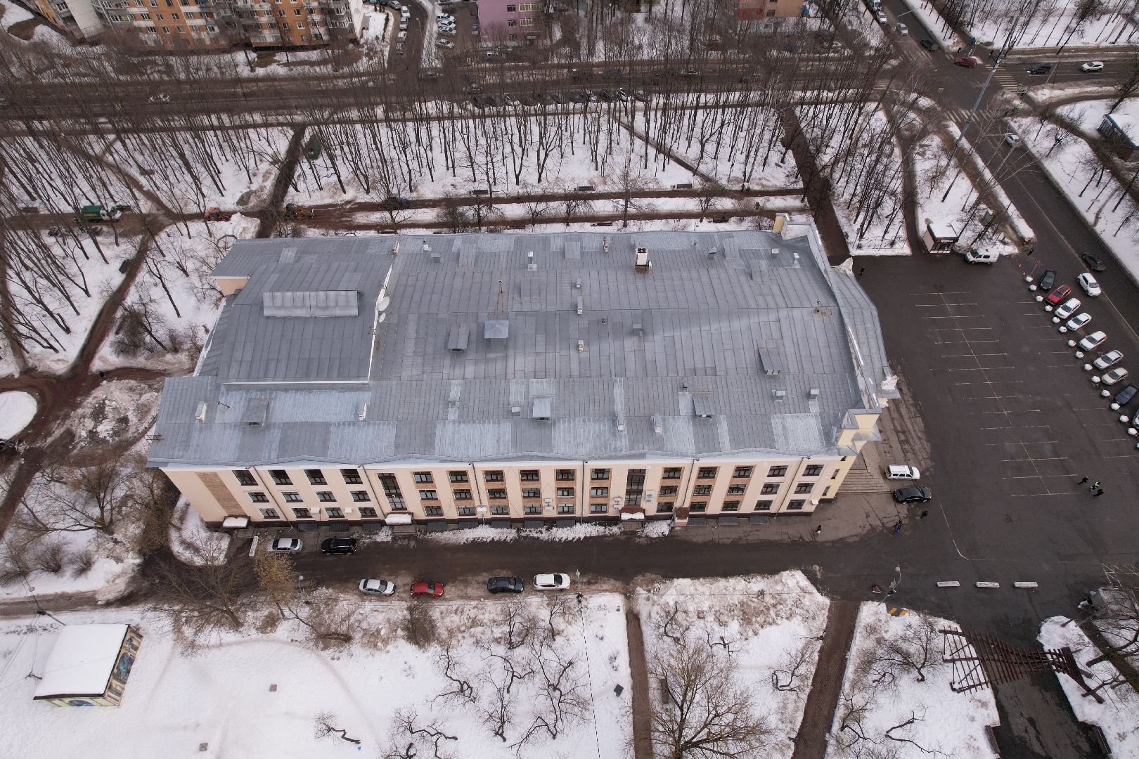 видео с коптера, выборы, королев,