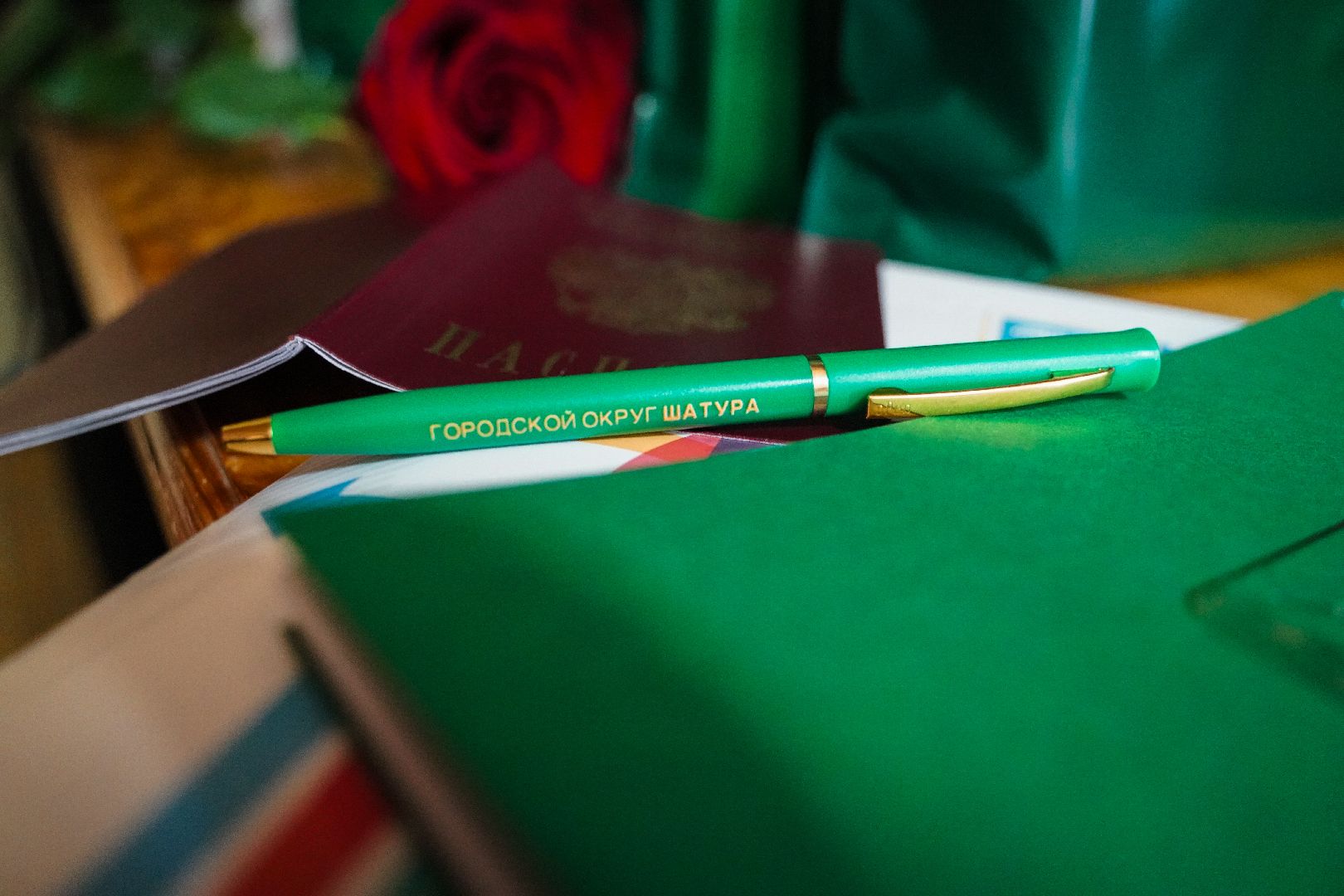 Рошаль, глава округа, Большая Шатура, вручение паспортов, паспорта РФ, граждане РФ, Рошальский лицей,