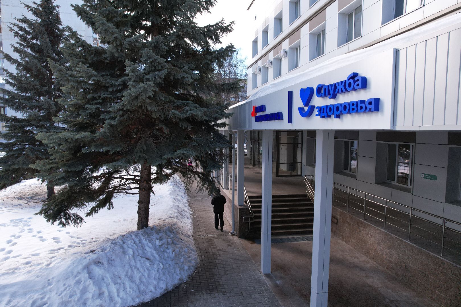 видео с коптера, поликлиника, королев,