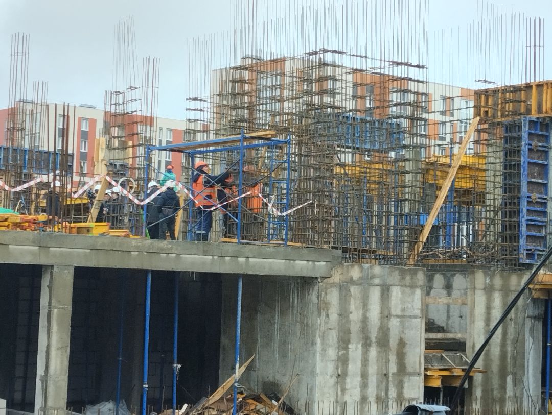 строительство, школа