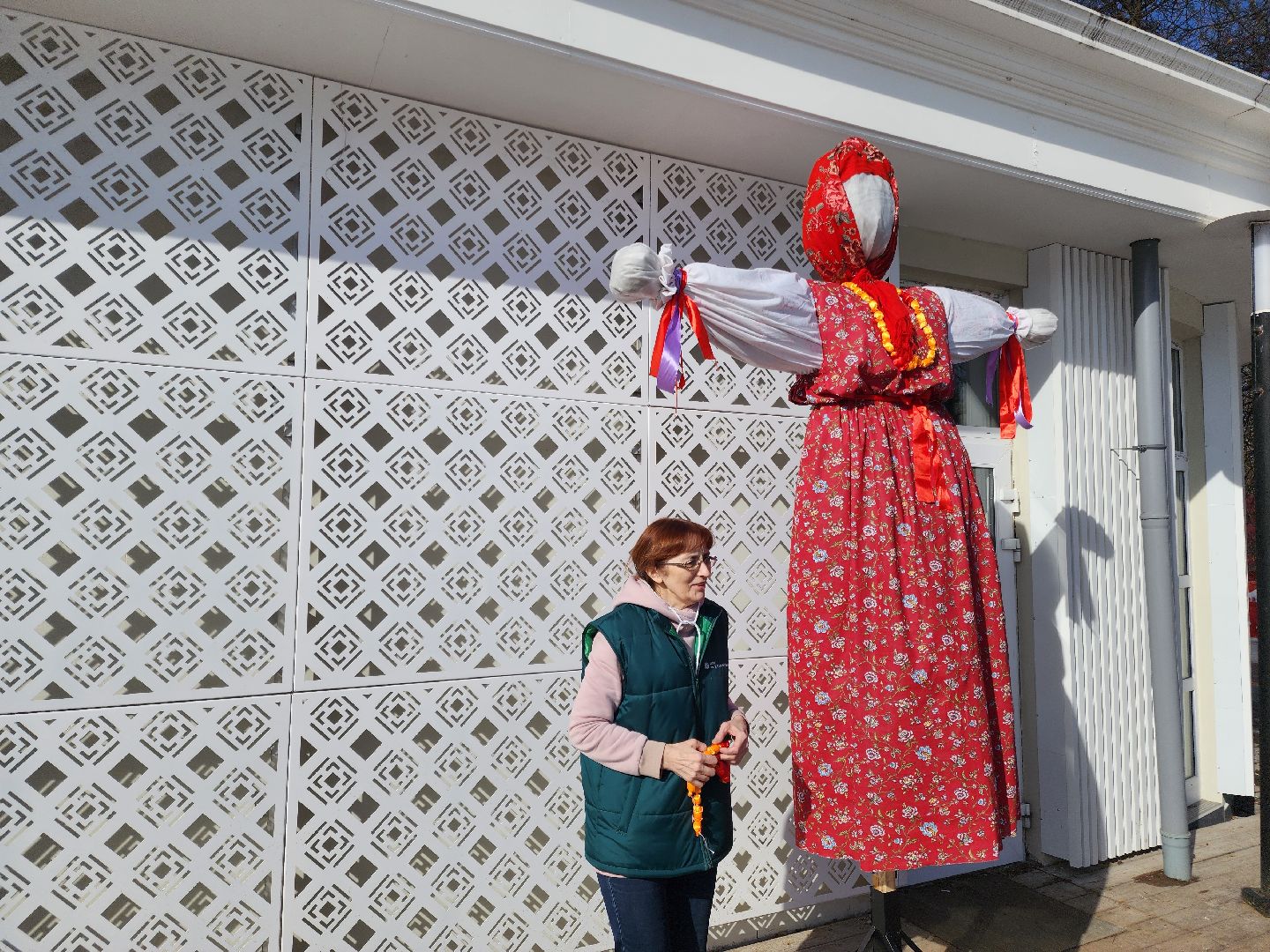 Подольск, Масленица, Чучело, подготовка к празднику,